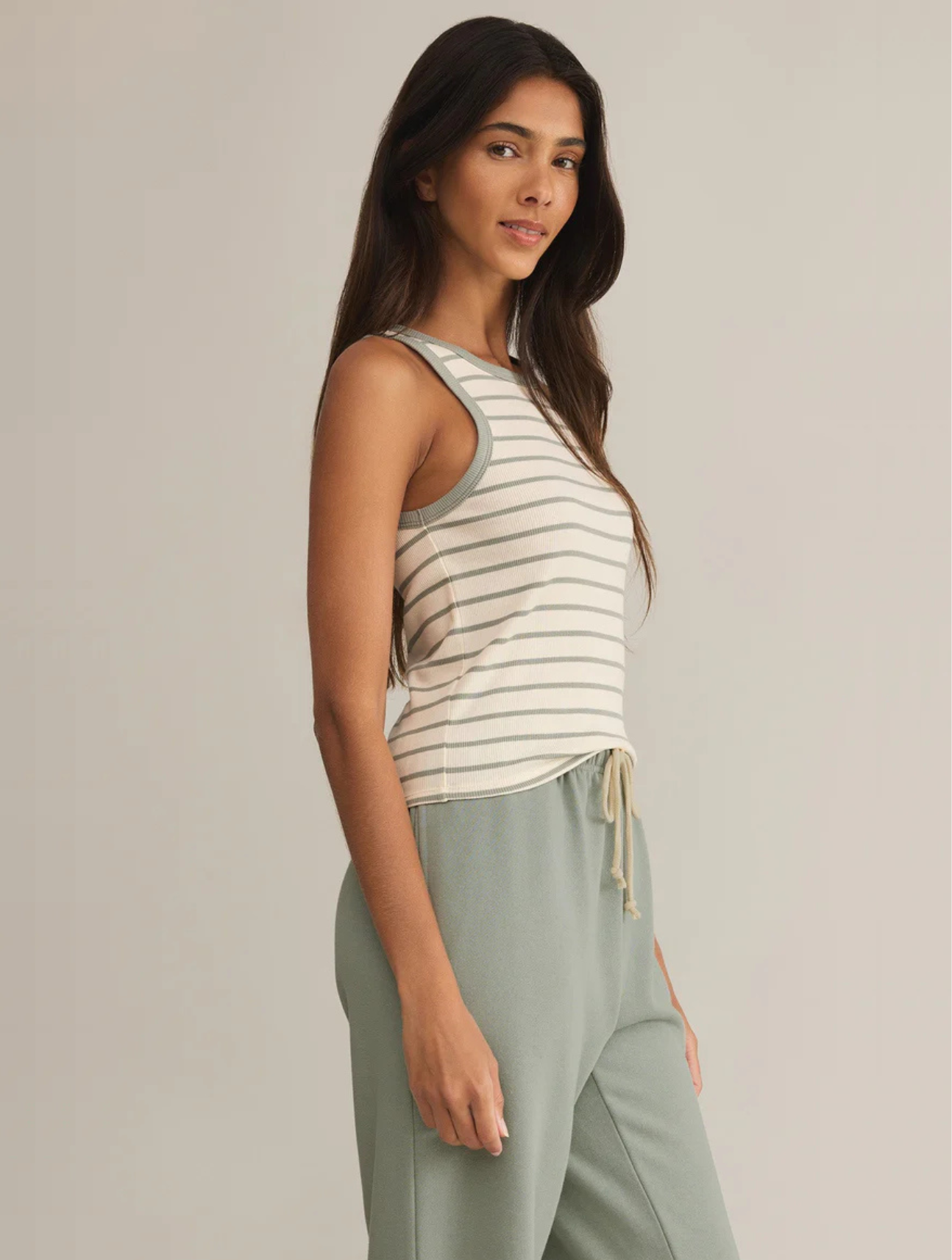 Hadley Striped Rib Tank