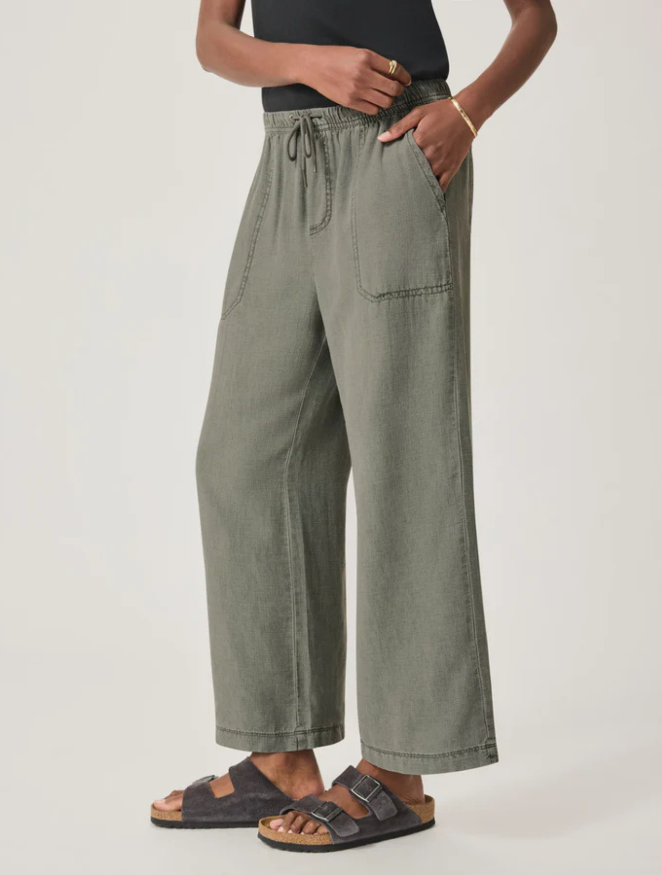 Angie Crop Wide Leg Pant