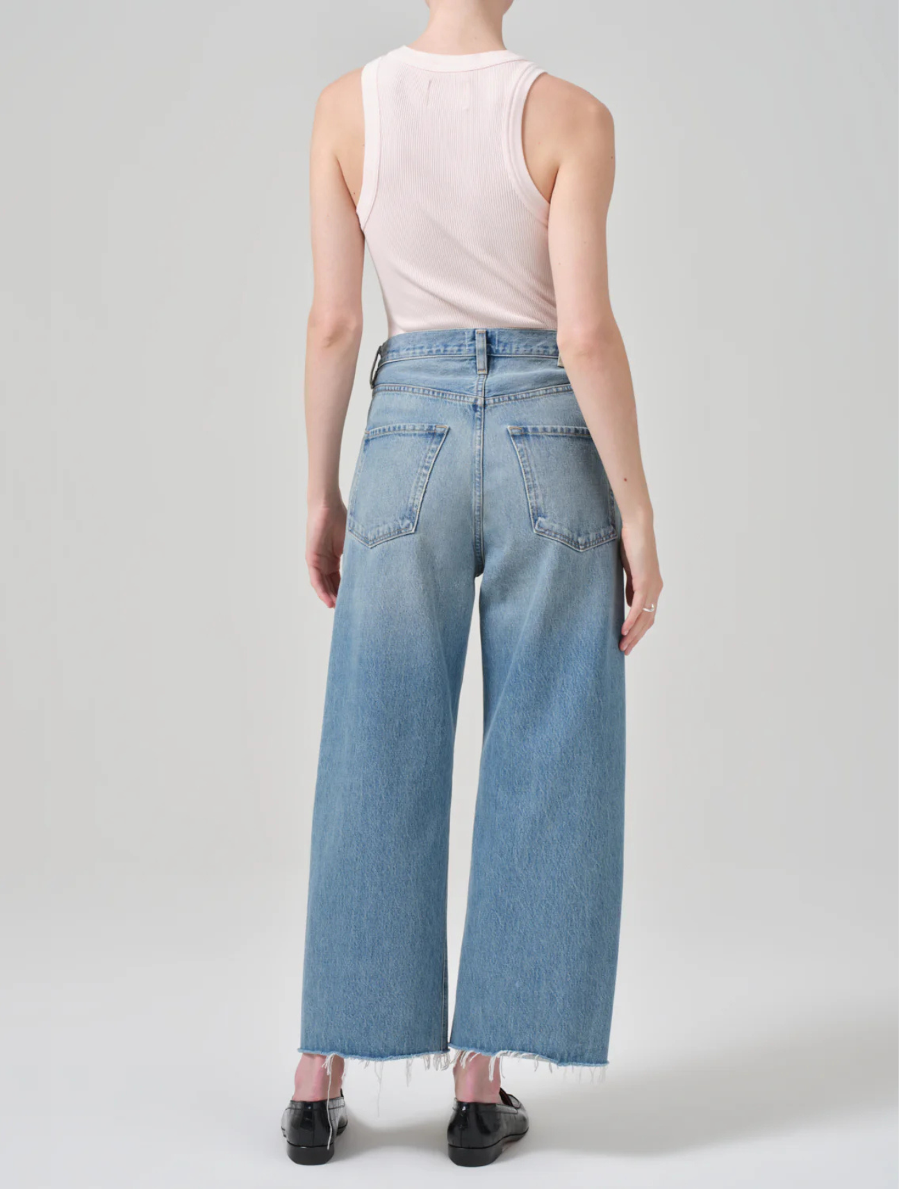 Ayla Raw Hem Crop