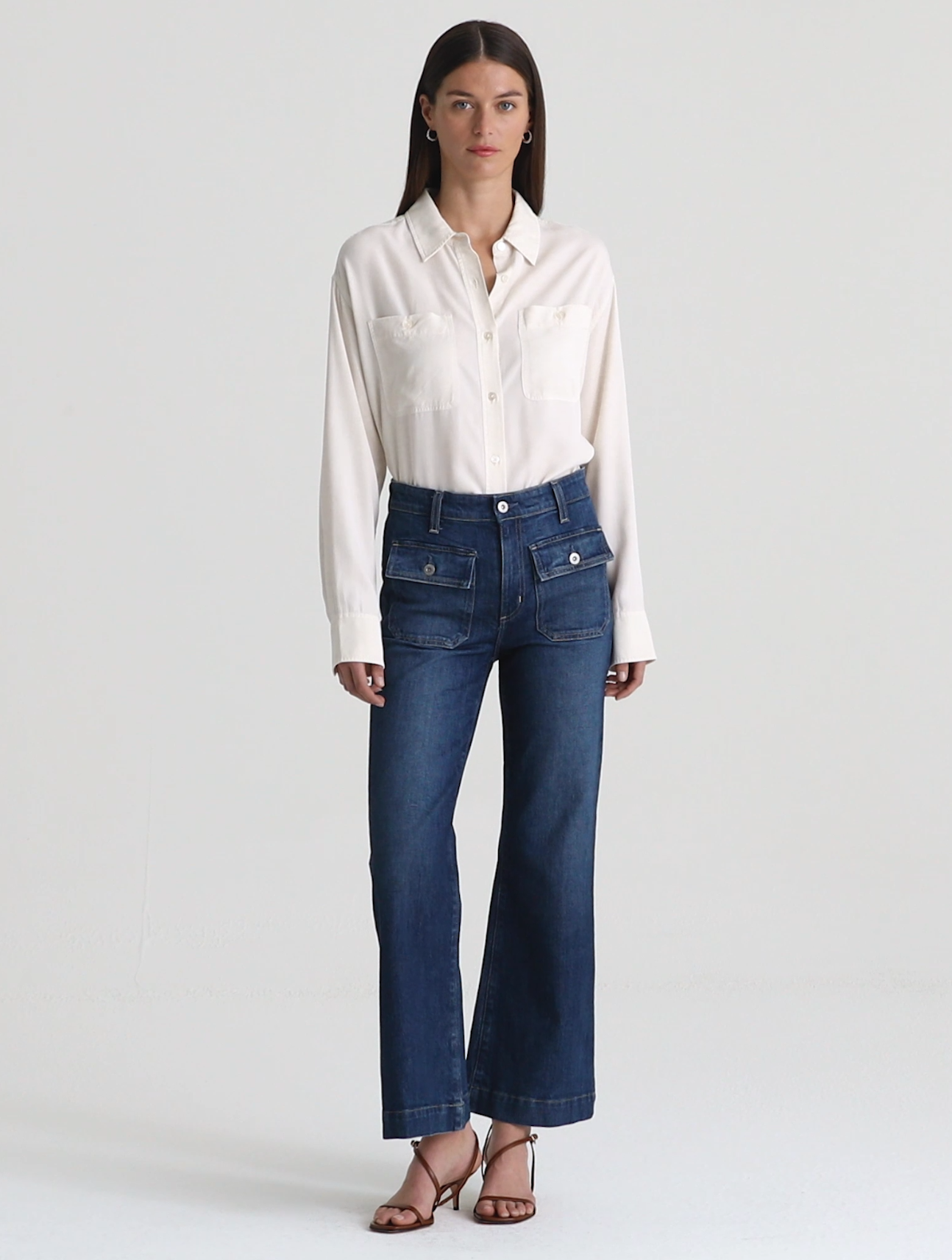 Bonnie Mid-Rise Relaxed Flare