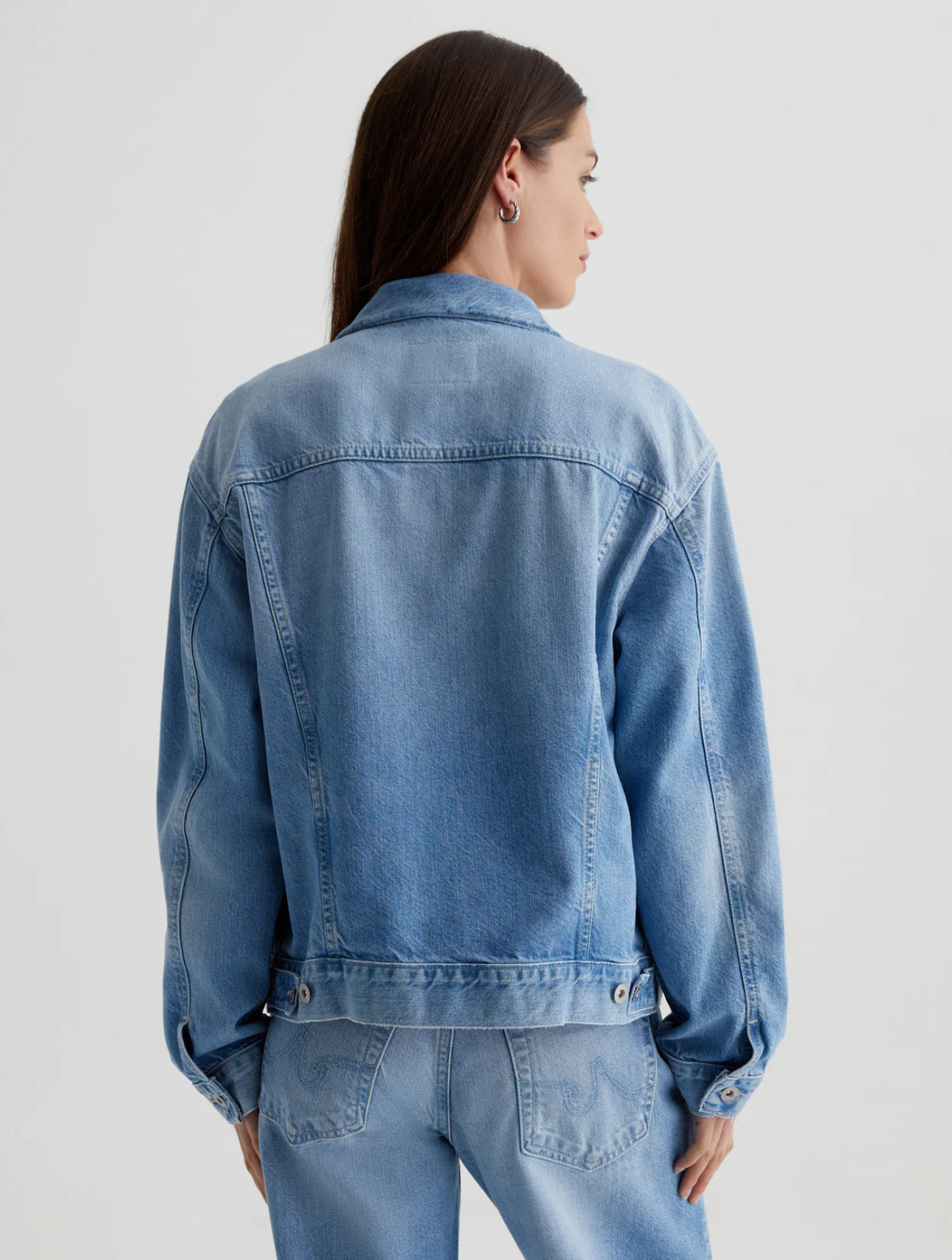 Ramie Oversized Trucker Jacket