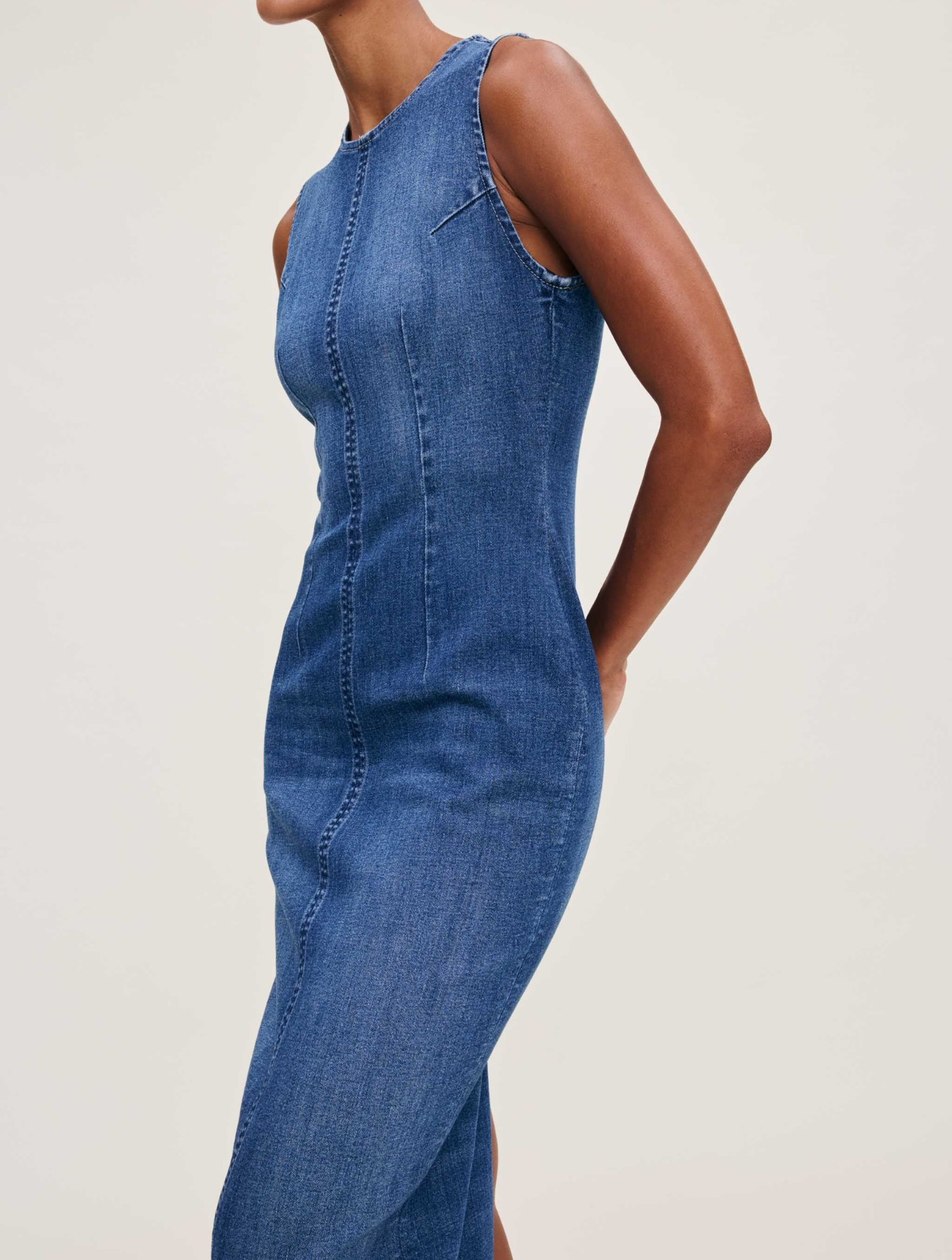 Esme Denim Midi Dress