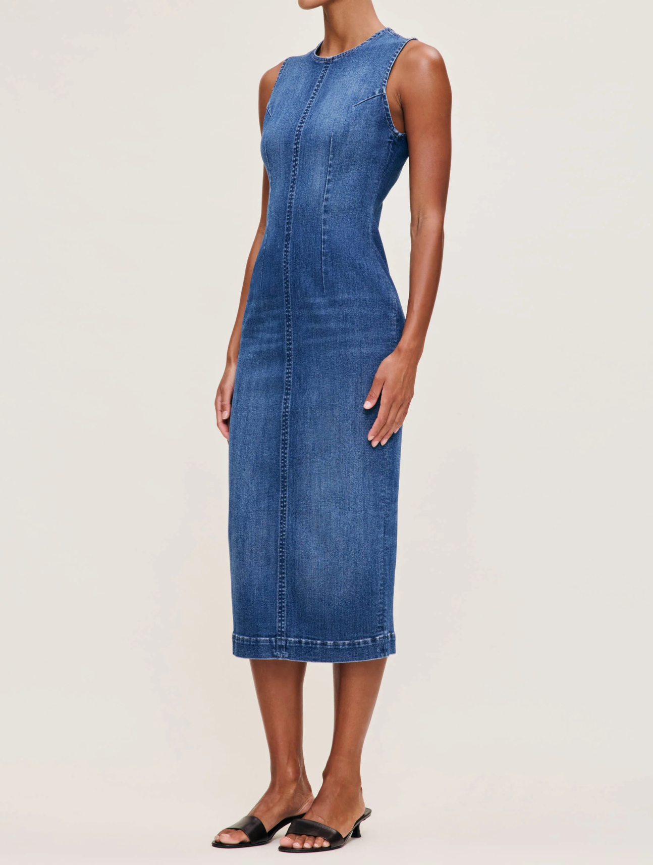 Esme Denim Midi Dress