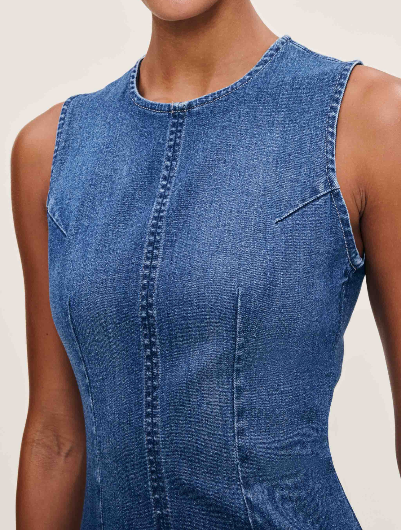 Esme Denim Midi Dress