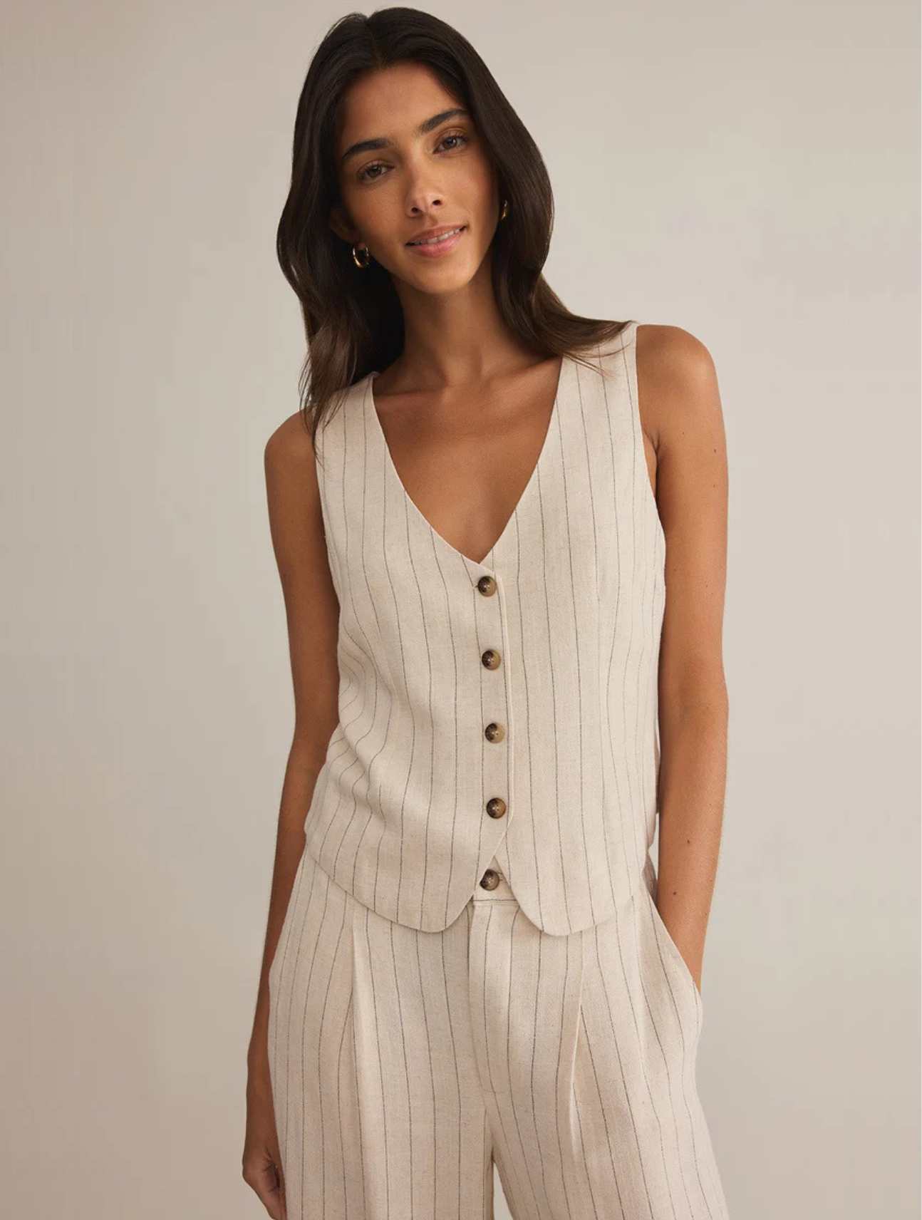 Belfort Pinstripe Vest