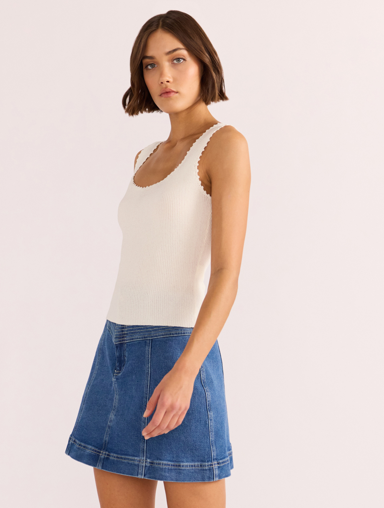 Isla Boucle Knit Tank