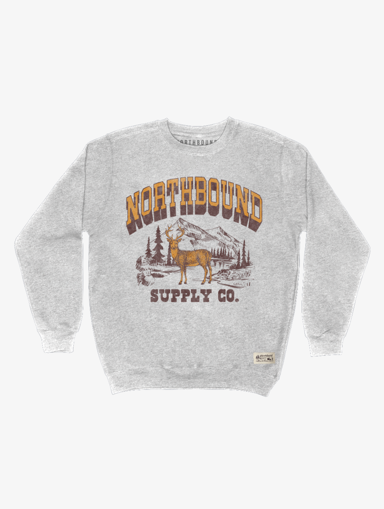 Deer Crewneck Fleece