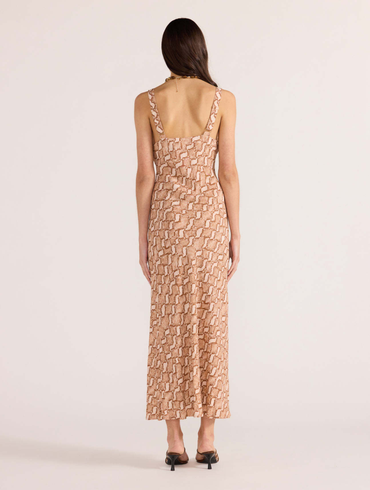 Koa Bias Midi Dress