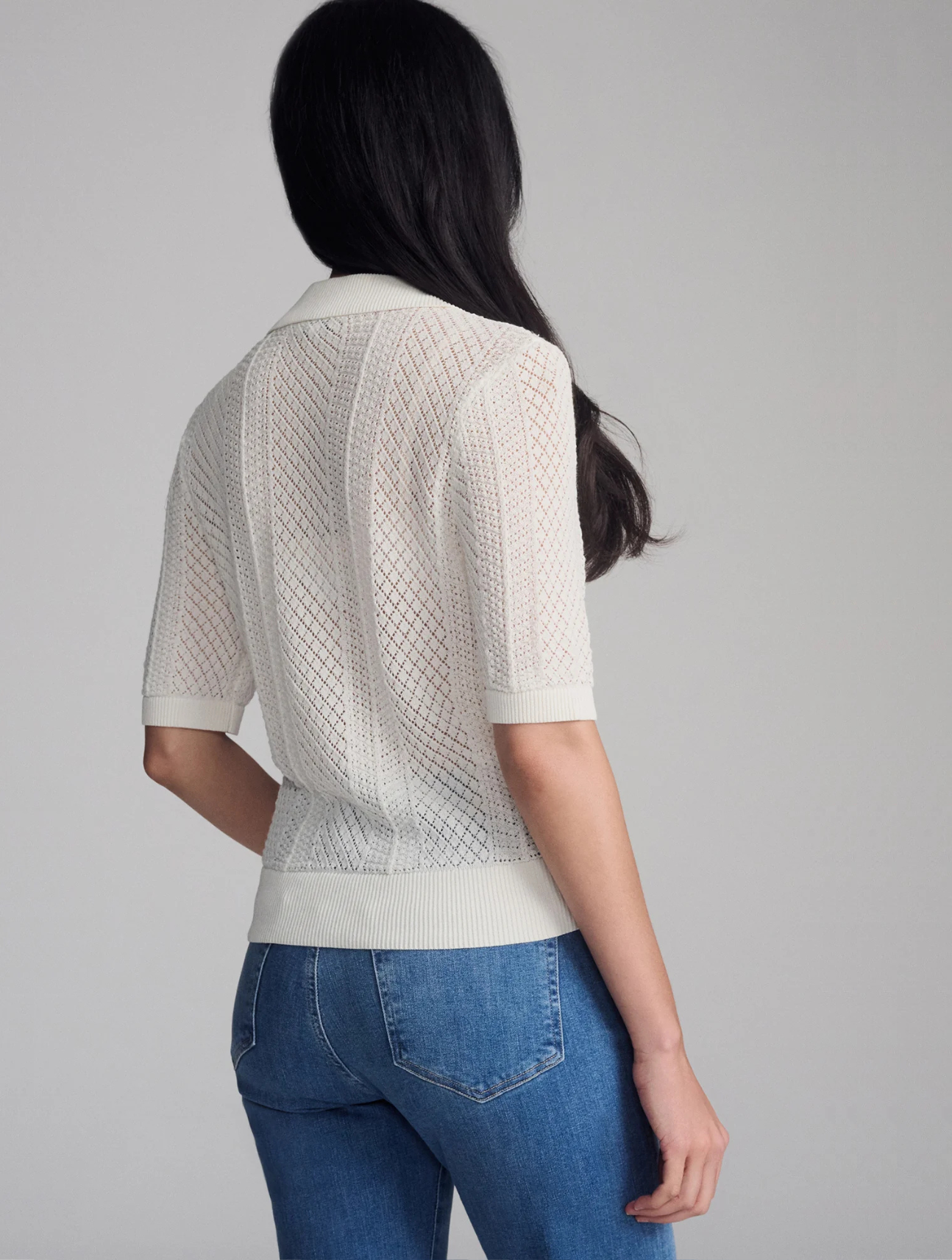 Knit Polo Sweater