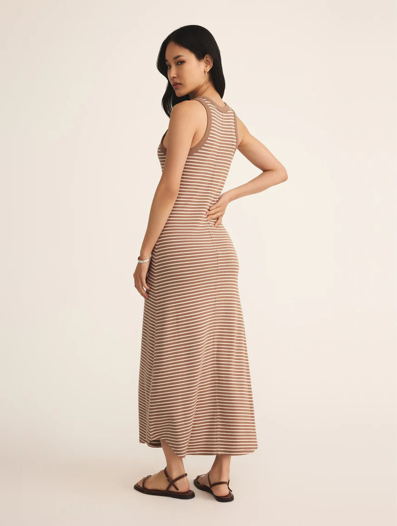 Goodwin Stripe Midi Dress