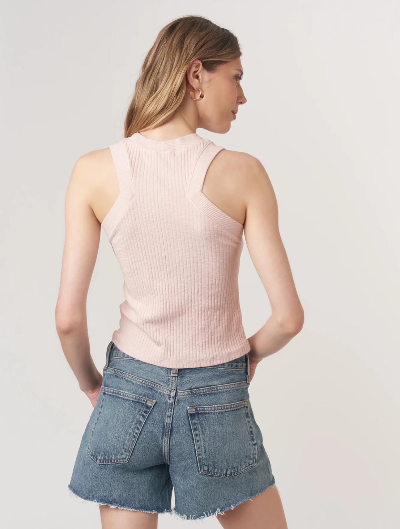 Player Fitted Racerback Rib Tank