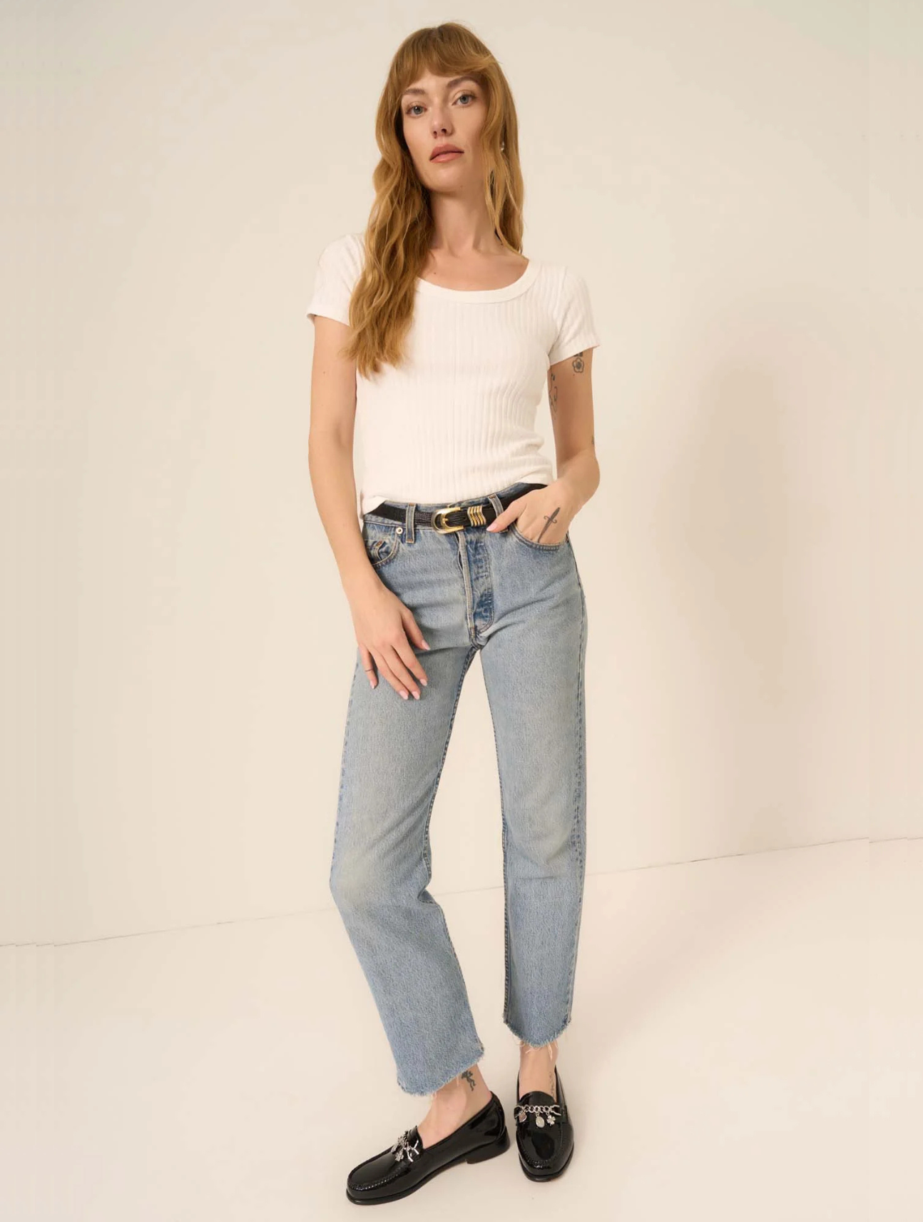 Julie Scoop Neck Tee