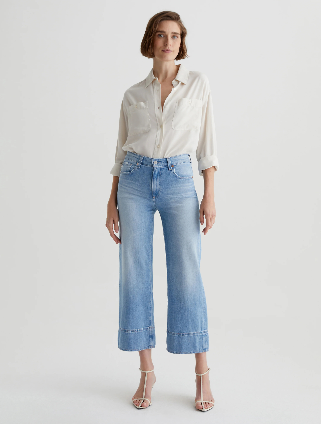 Saige Wide Leg Crop