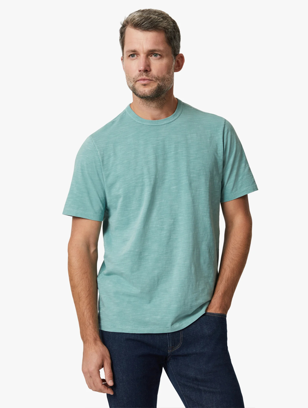 Slub Crew Neck T-Shirt