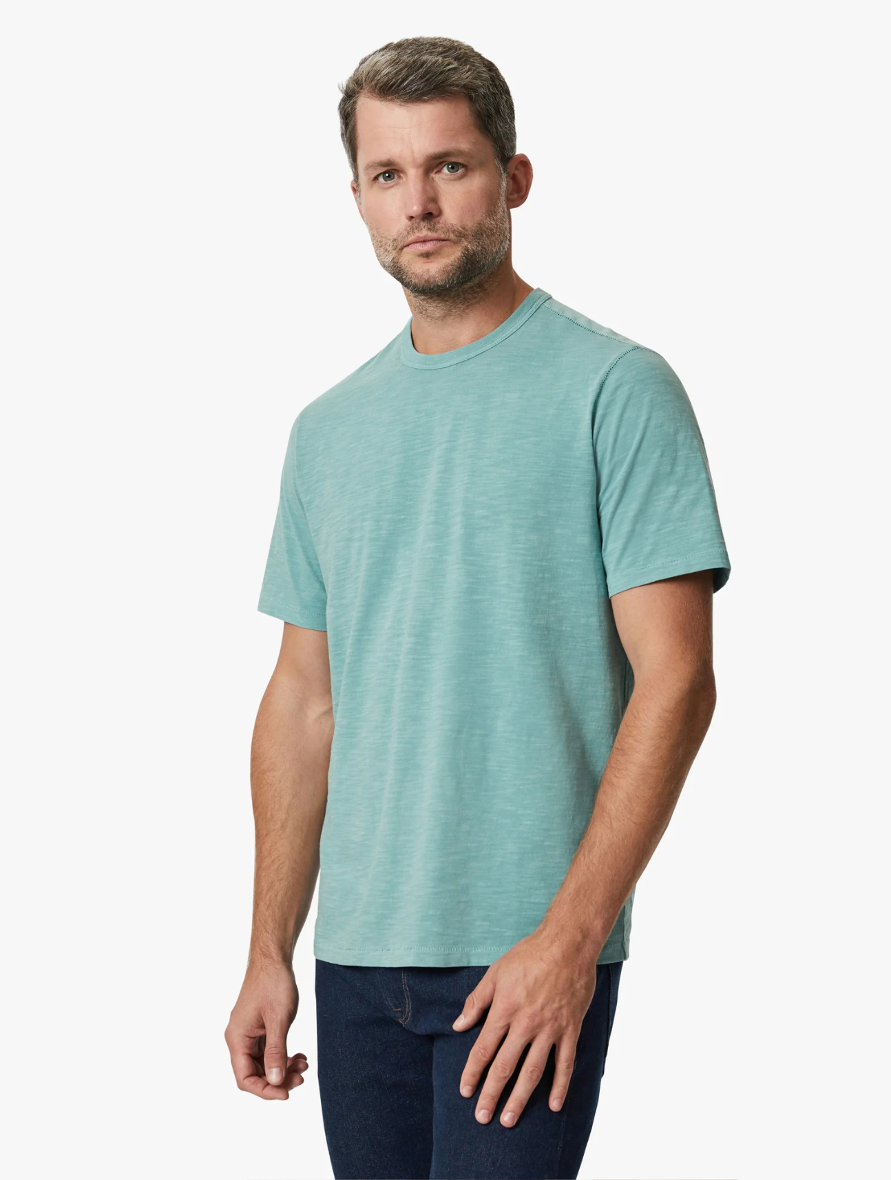 Slub Crew Neck T-Shirt