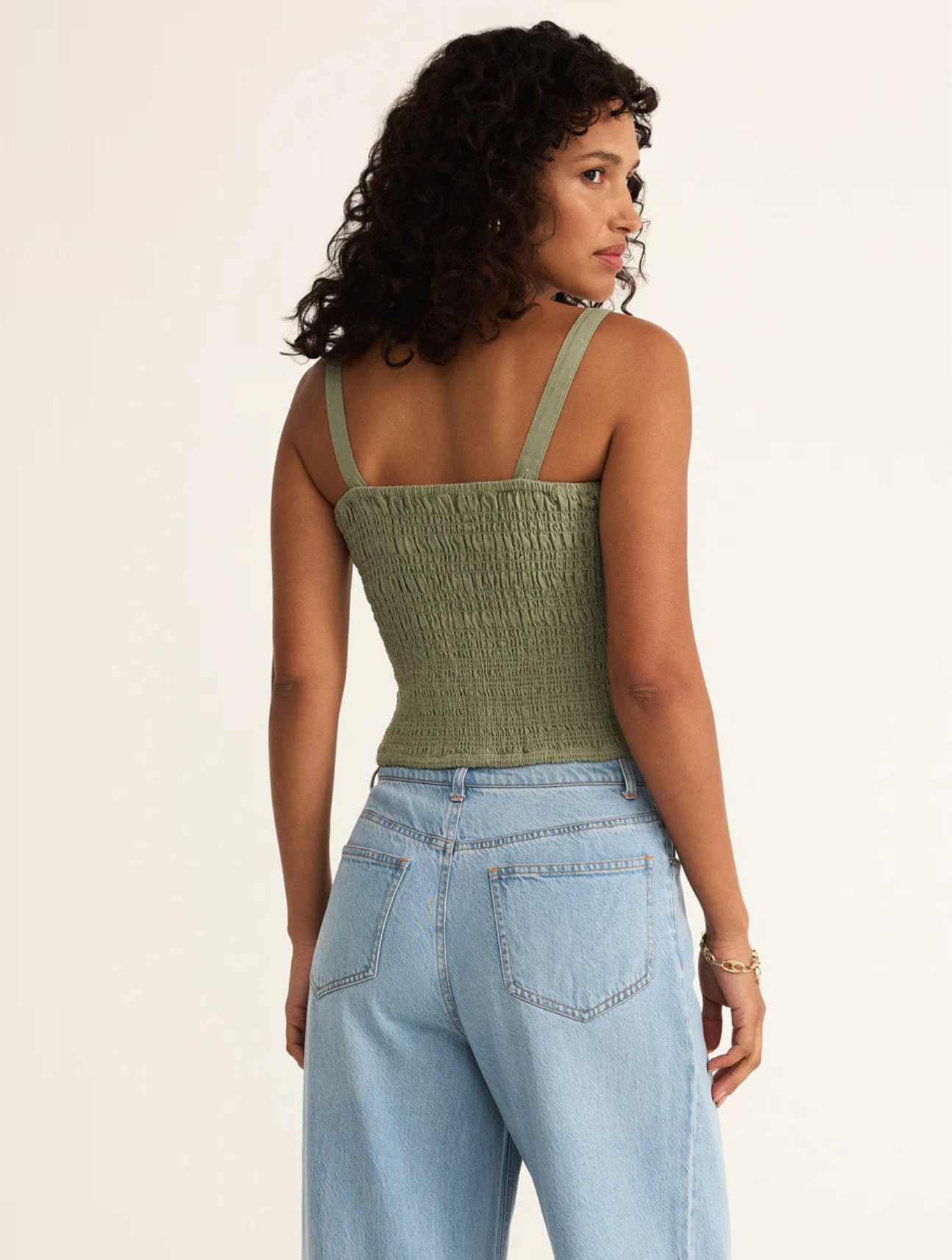 Amelie Smocked Tank