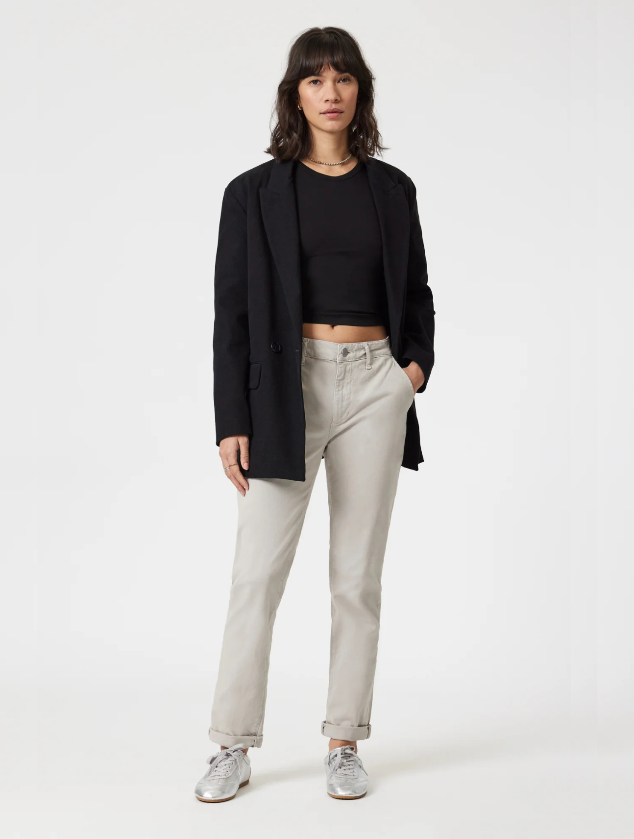 Kathleen Slim Boyfriend Chino Pants