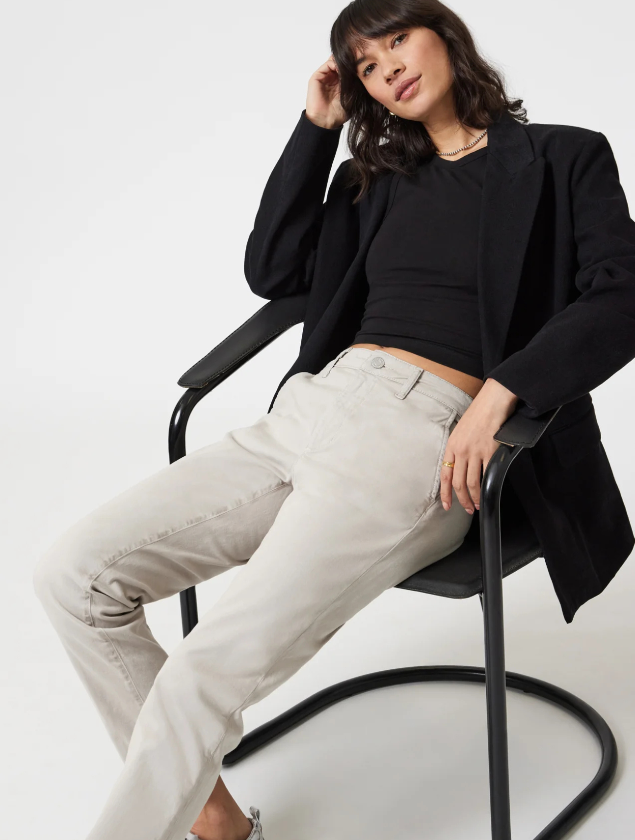 Kathleen Slim Boyfriend Chino Pants