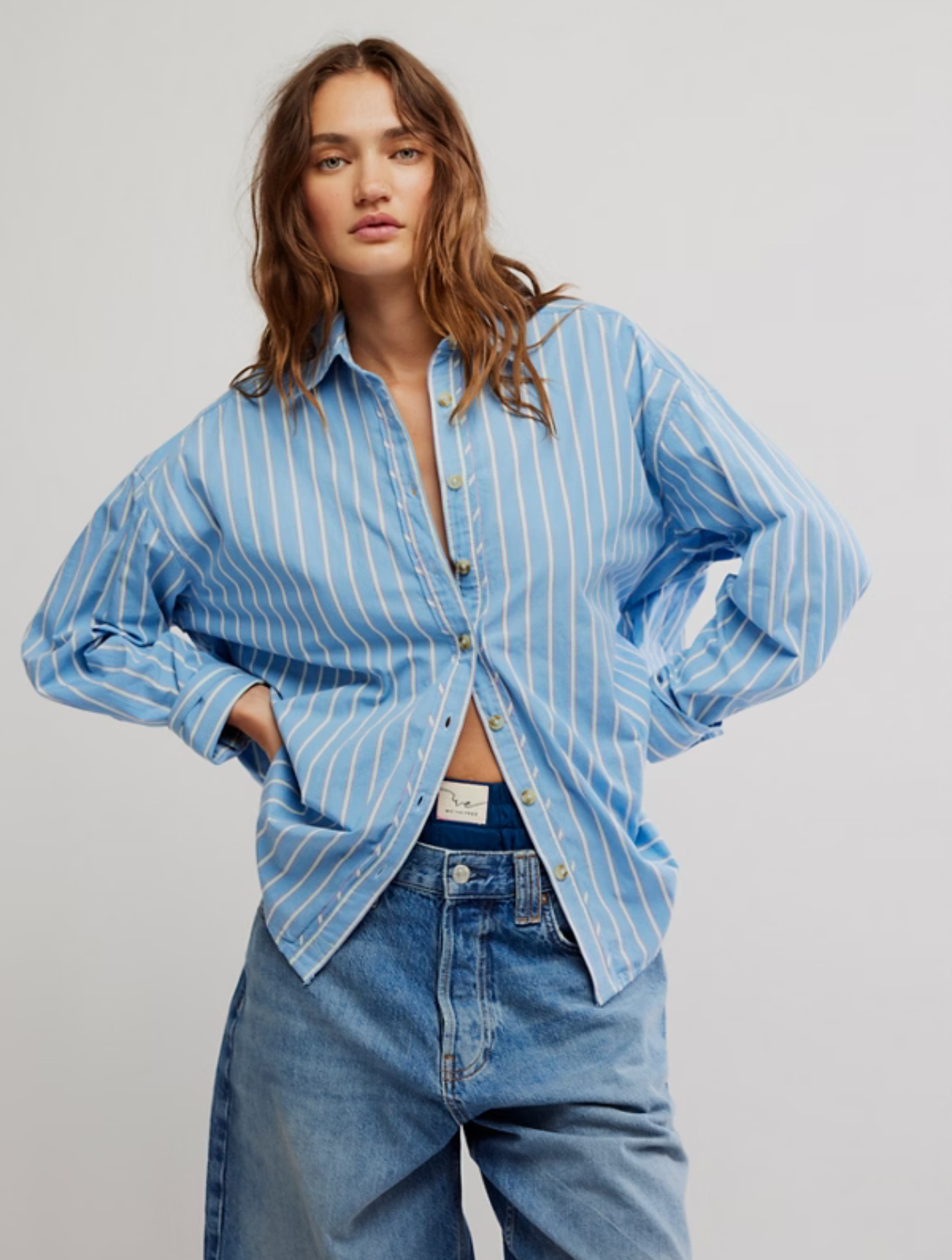 Striped Varsity Vibes Shirt