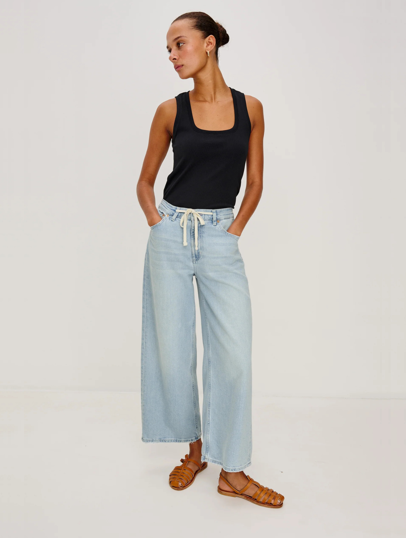 Angeleno Wide Leg Crop