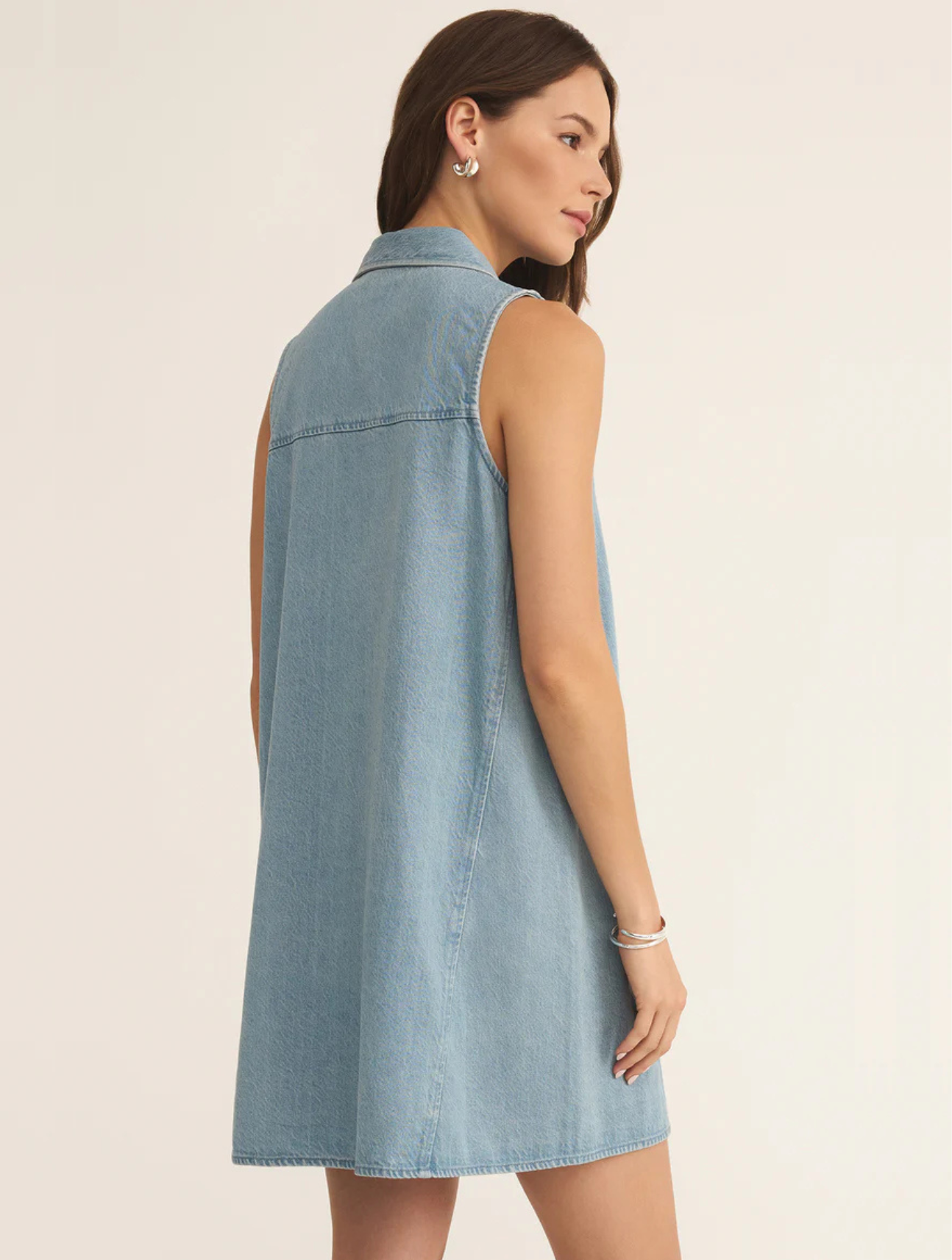 New Light Denim Mini Dress