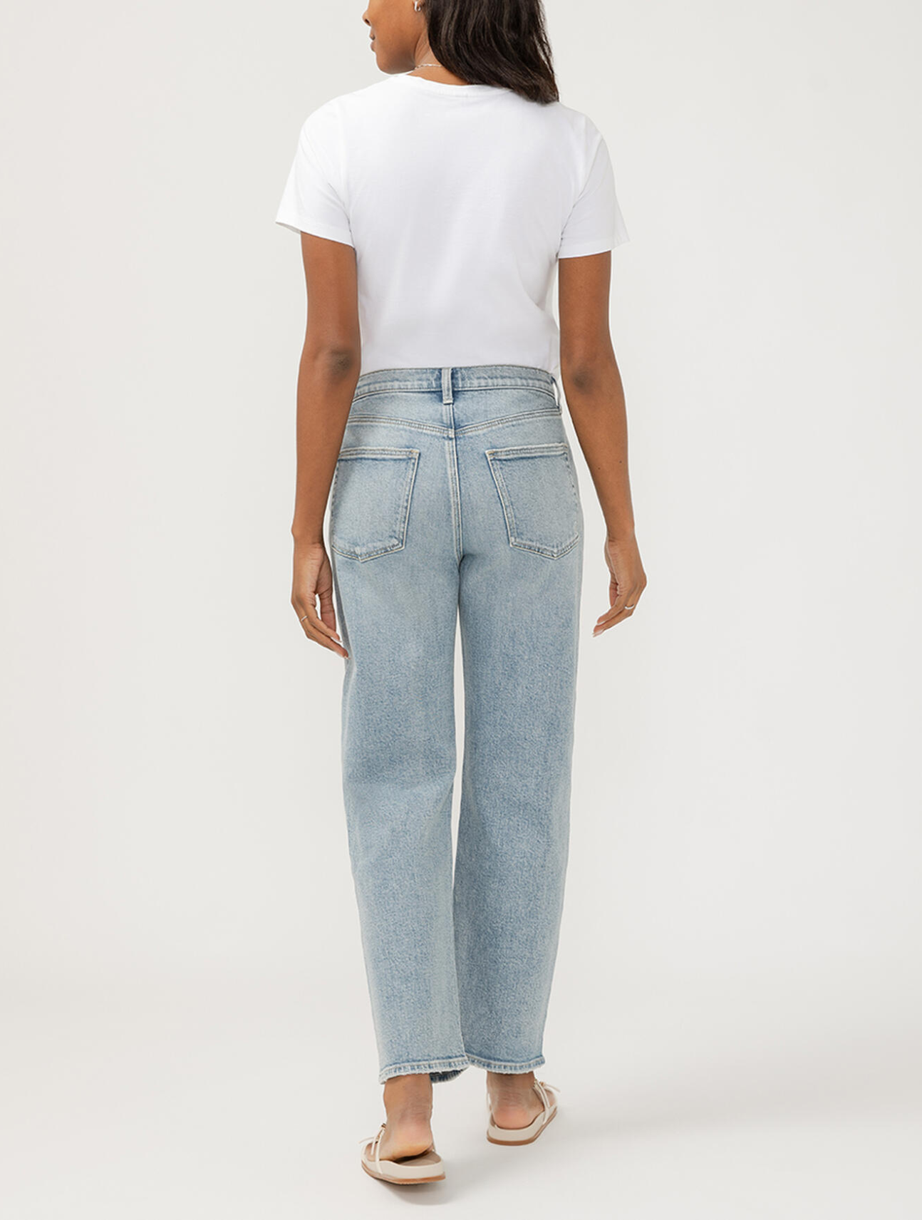 90's Mid Rise Relaxed Straight