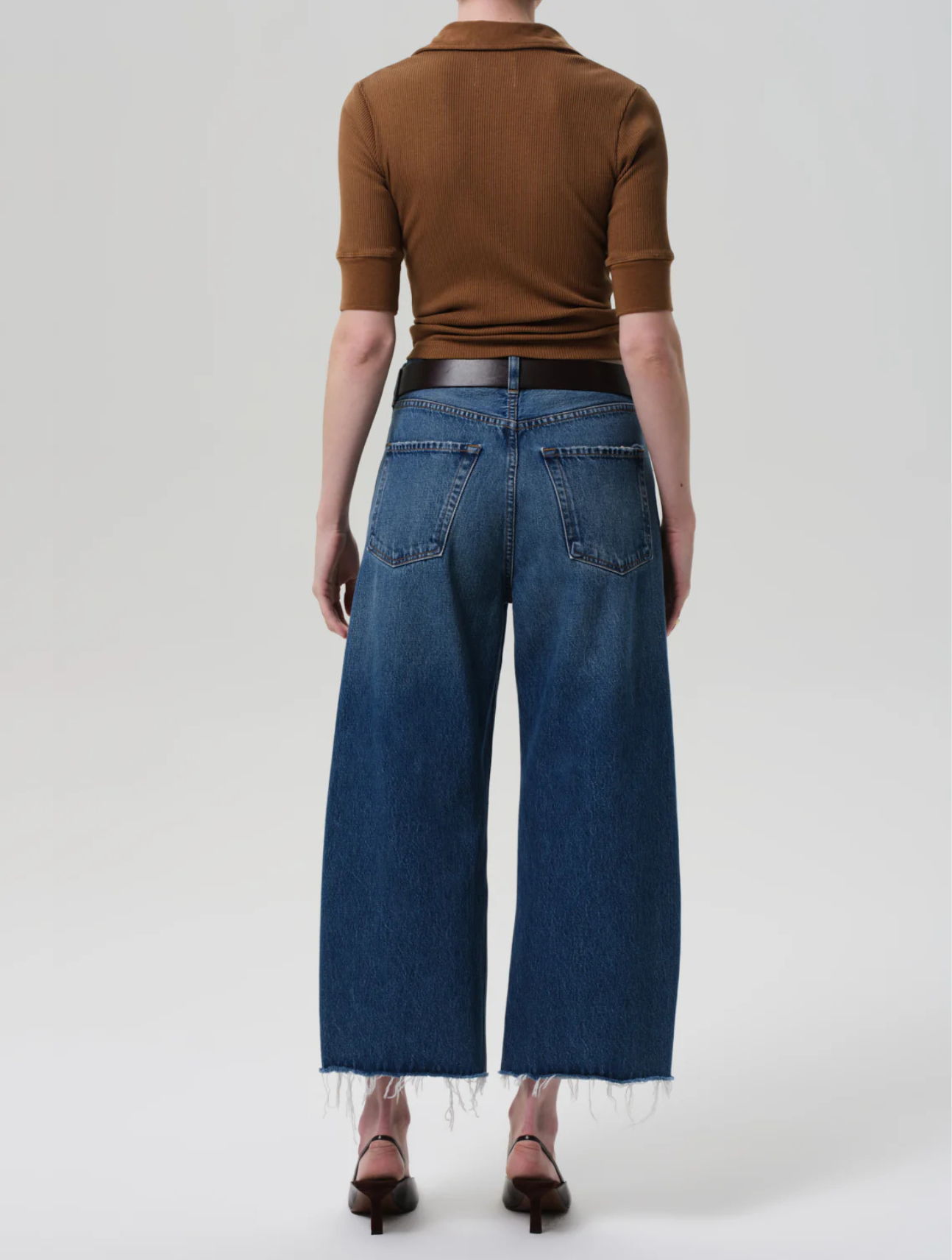 Ayla Raw Hem Crop
