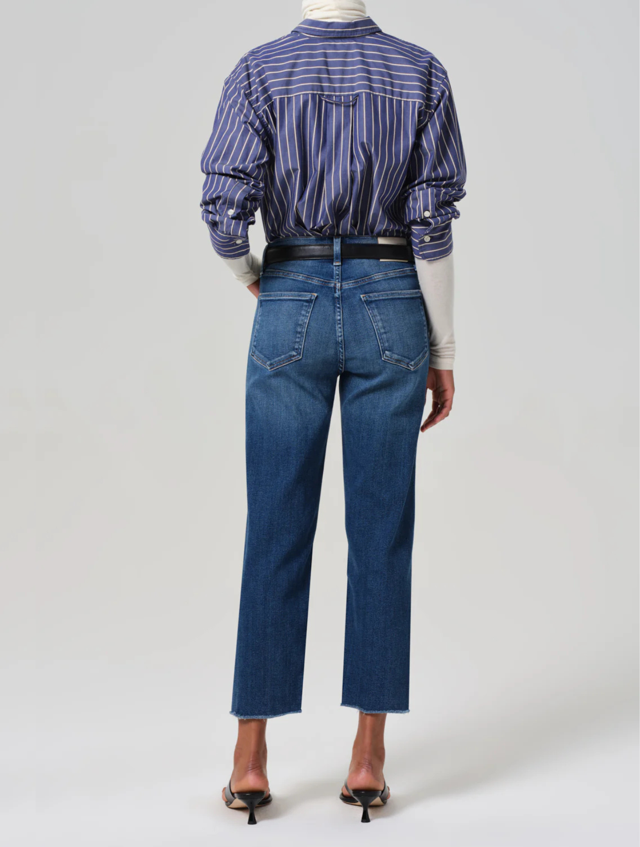 Palma Straight Raw Hem