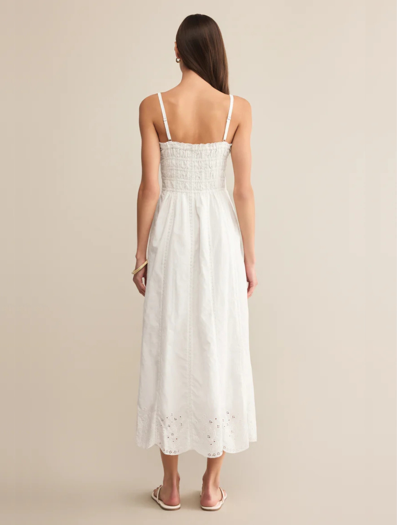 Dani Embroidered Midi Dressf