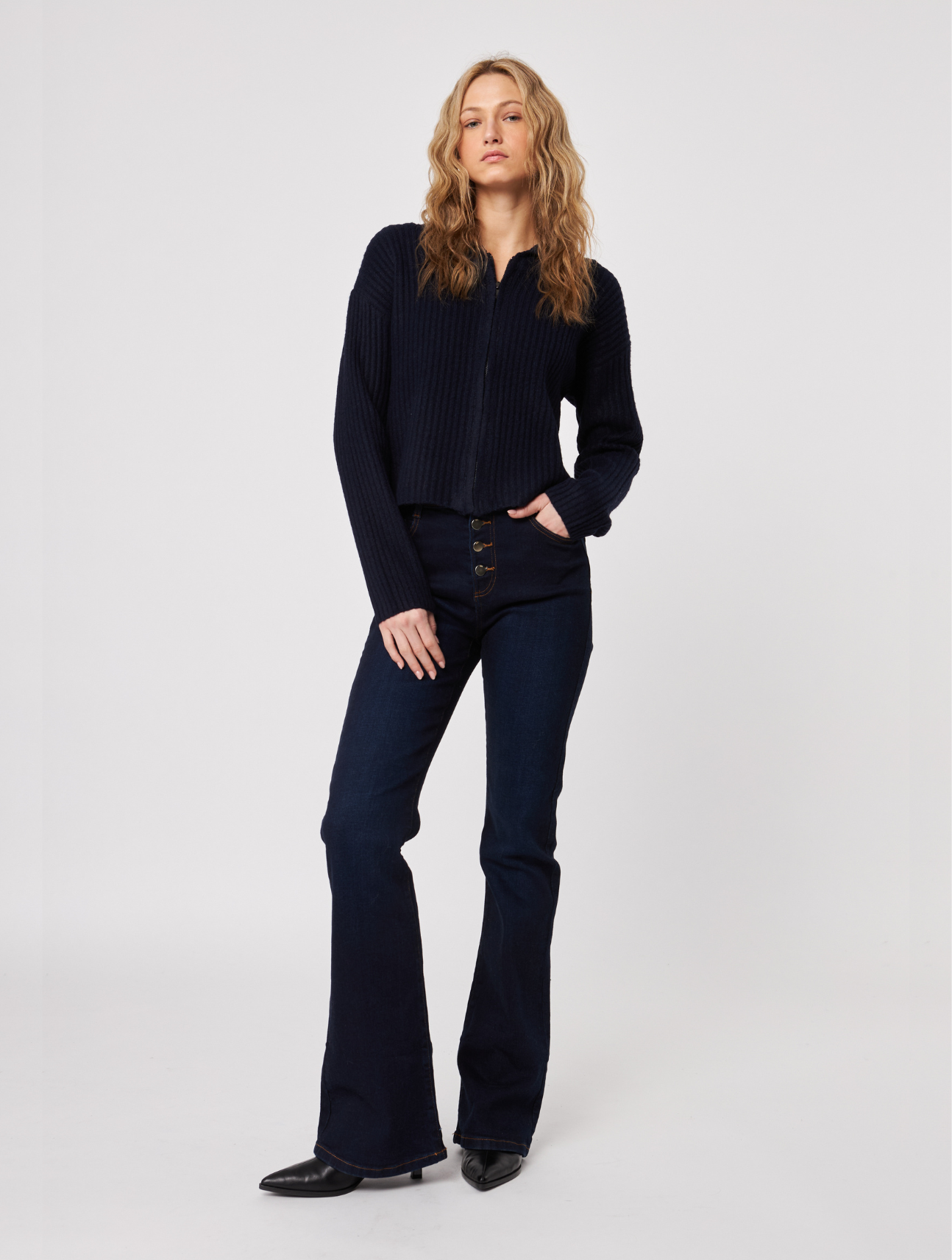 Gavin Zip Up Sweater