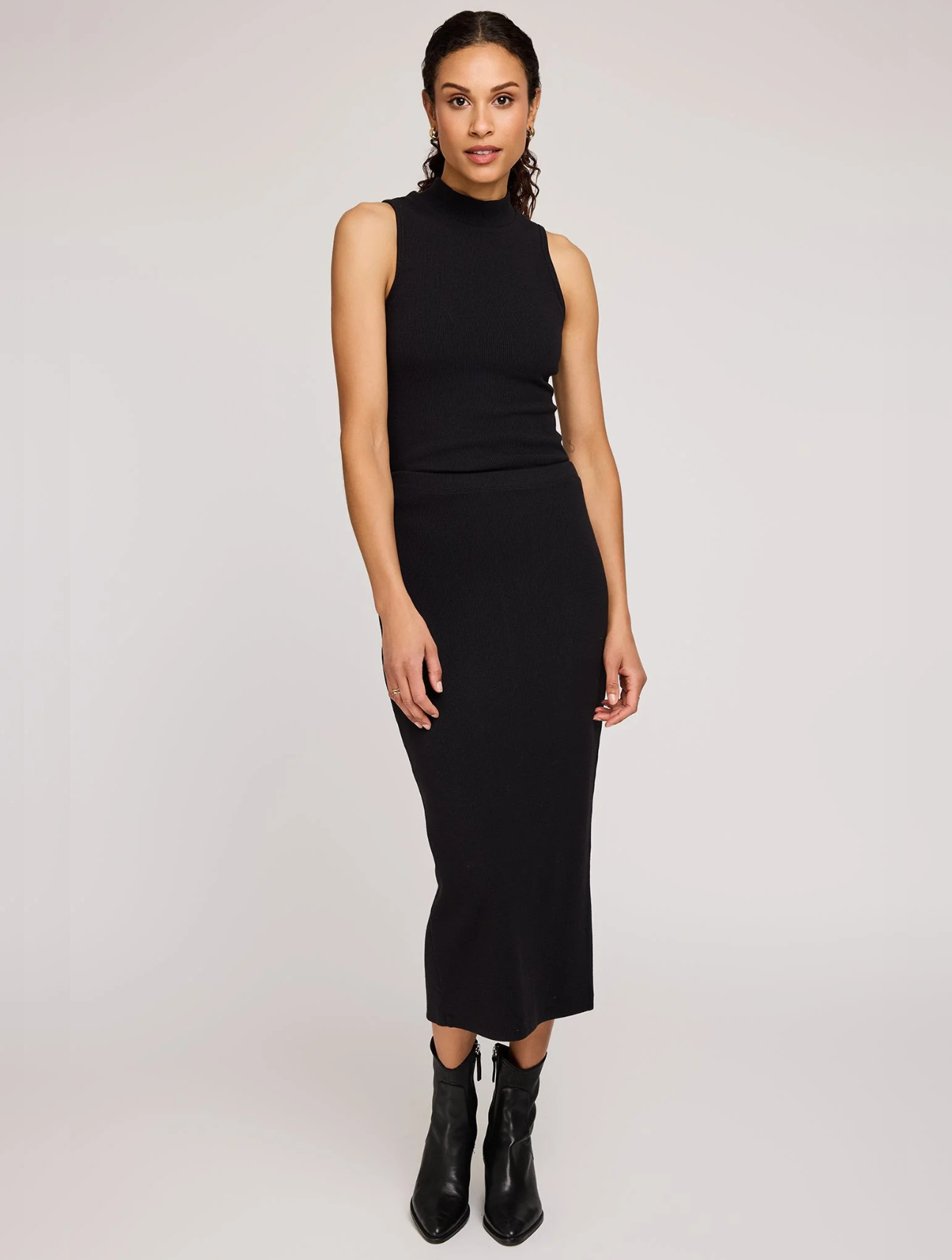 Catalina Ribbed Midi Skirt