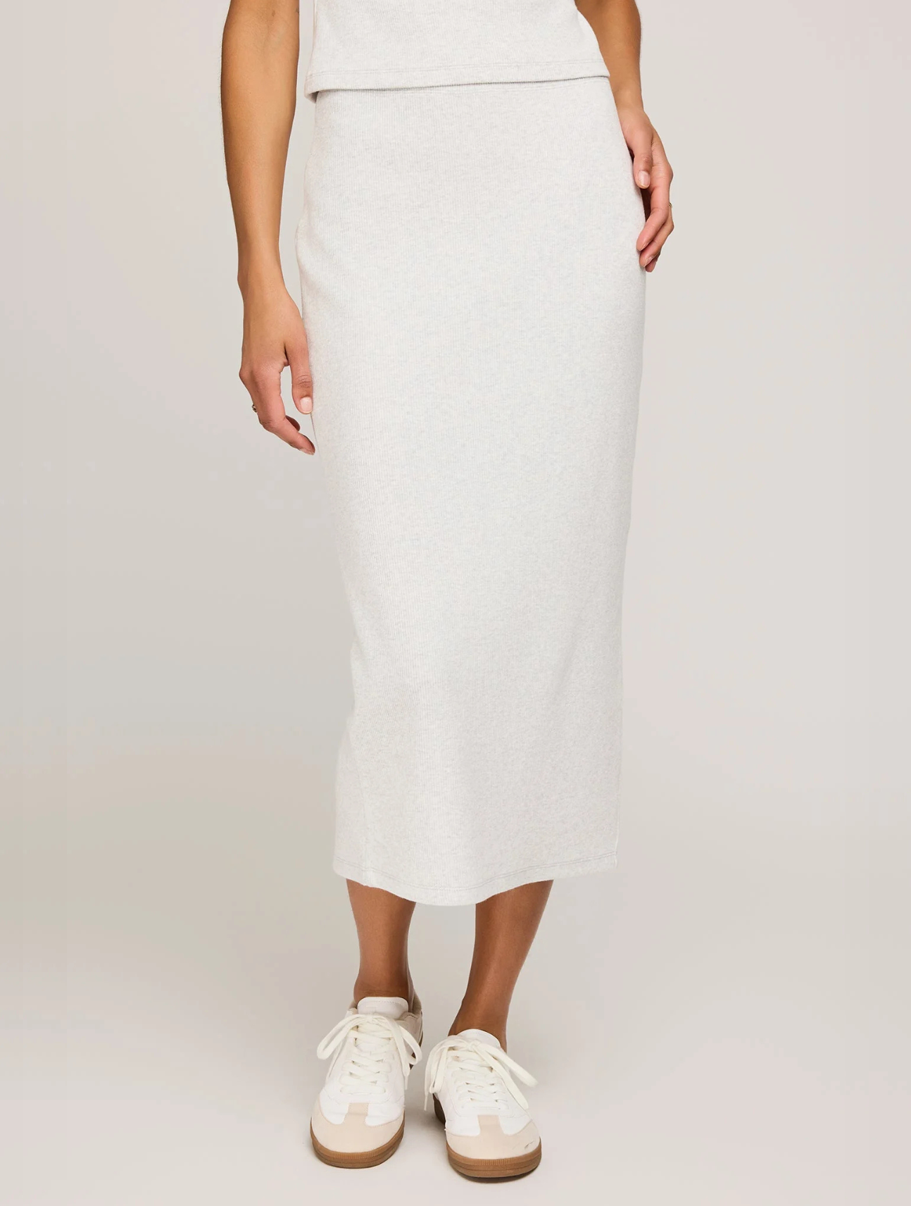 Catalina Ribbed Midi Skirt