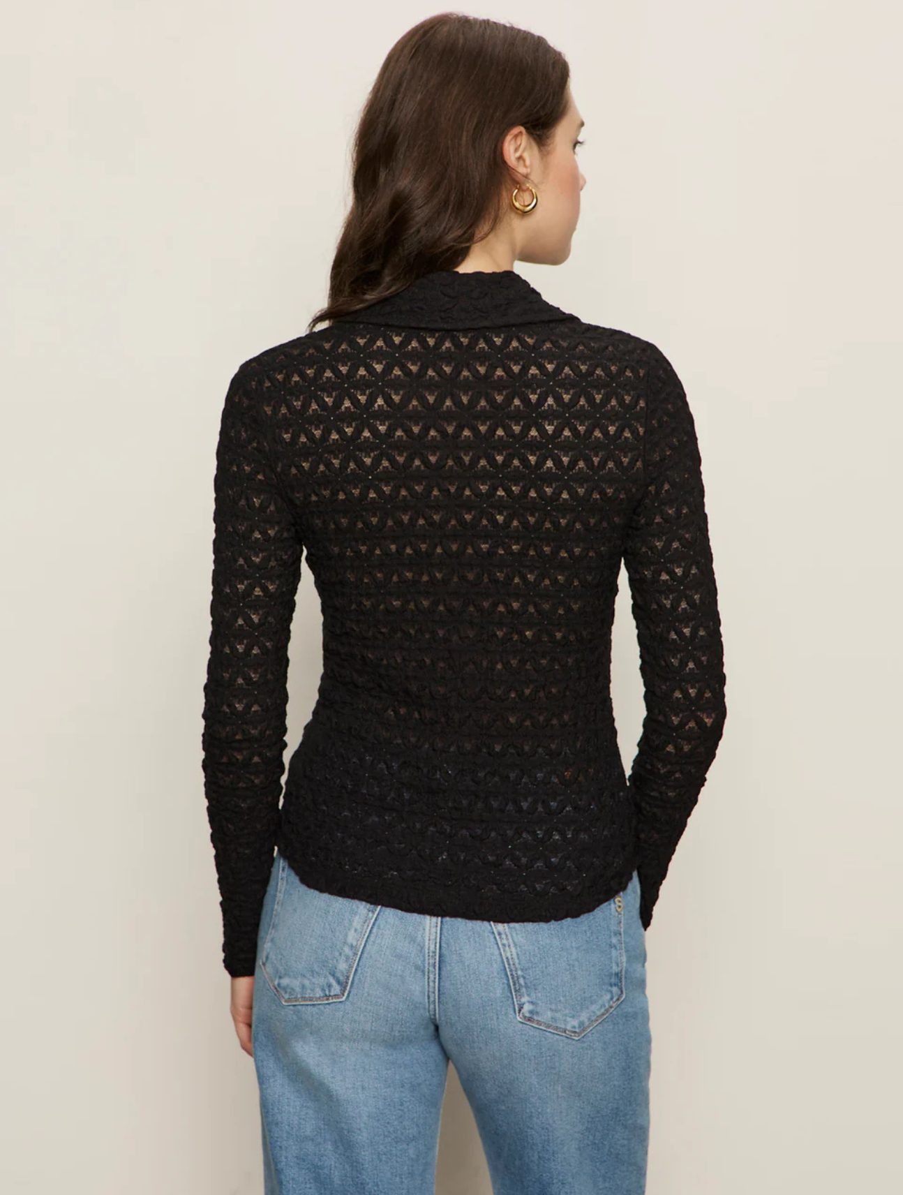 Dreamgirl Lace Button Up