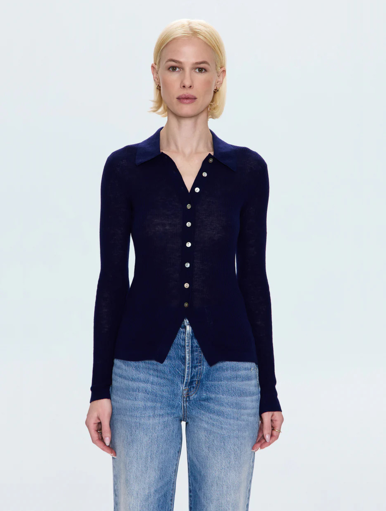Korey Fitted Rib Cardigan