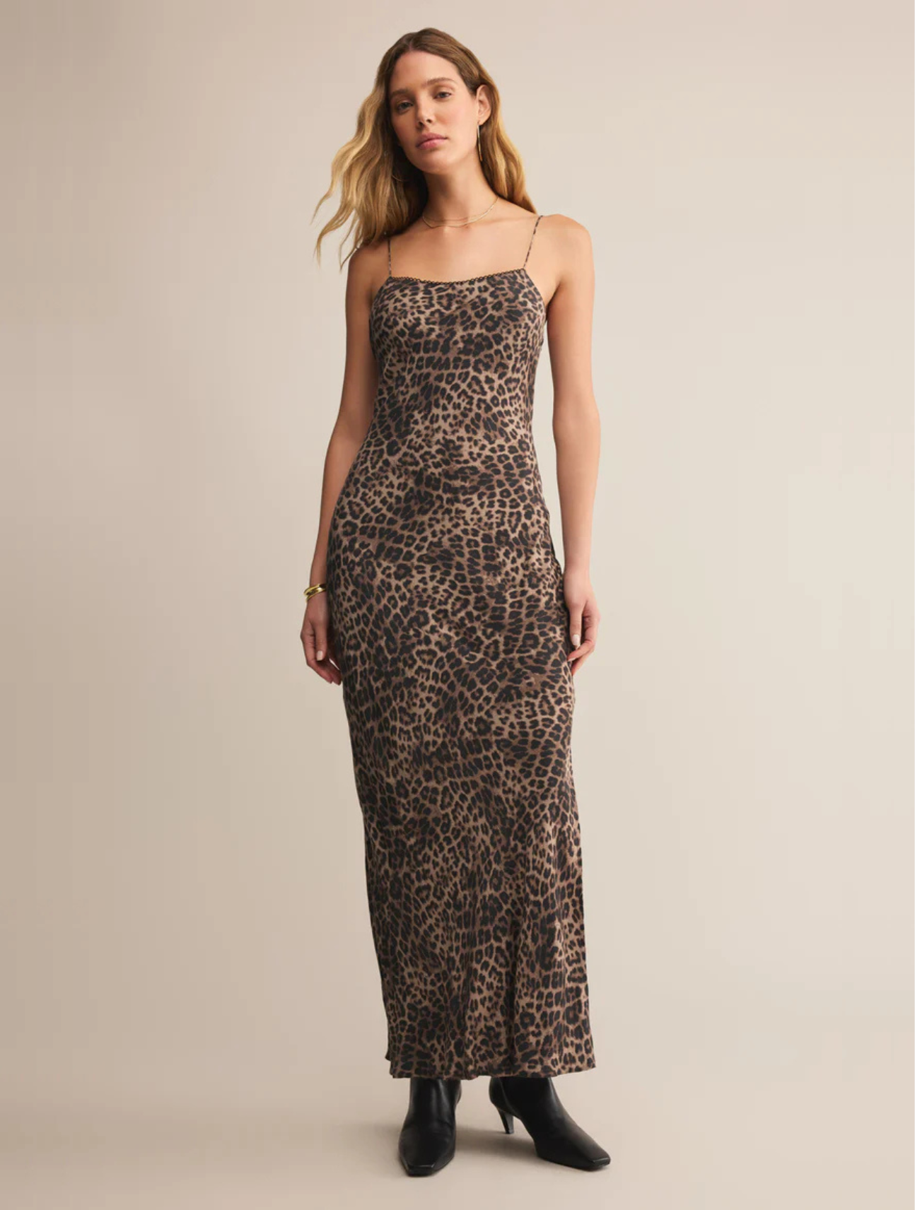Cielo Leopard Midi Dress