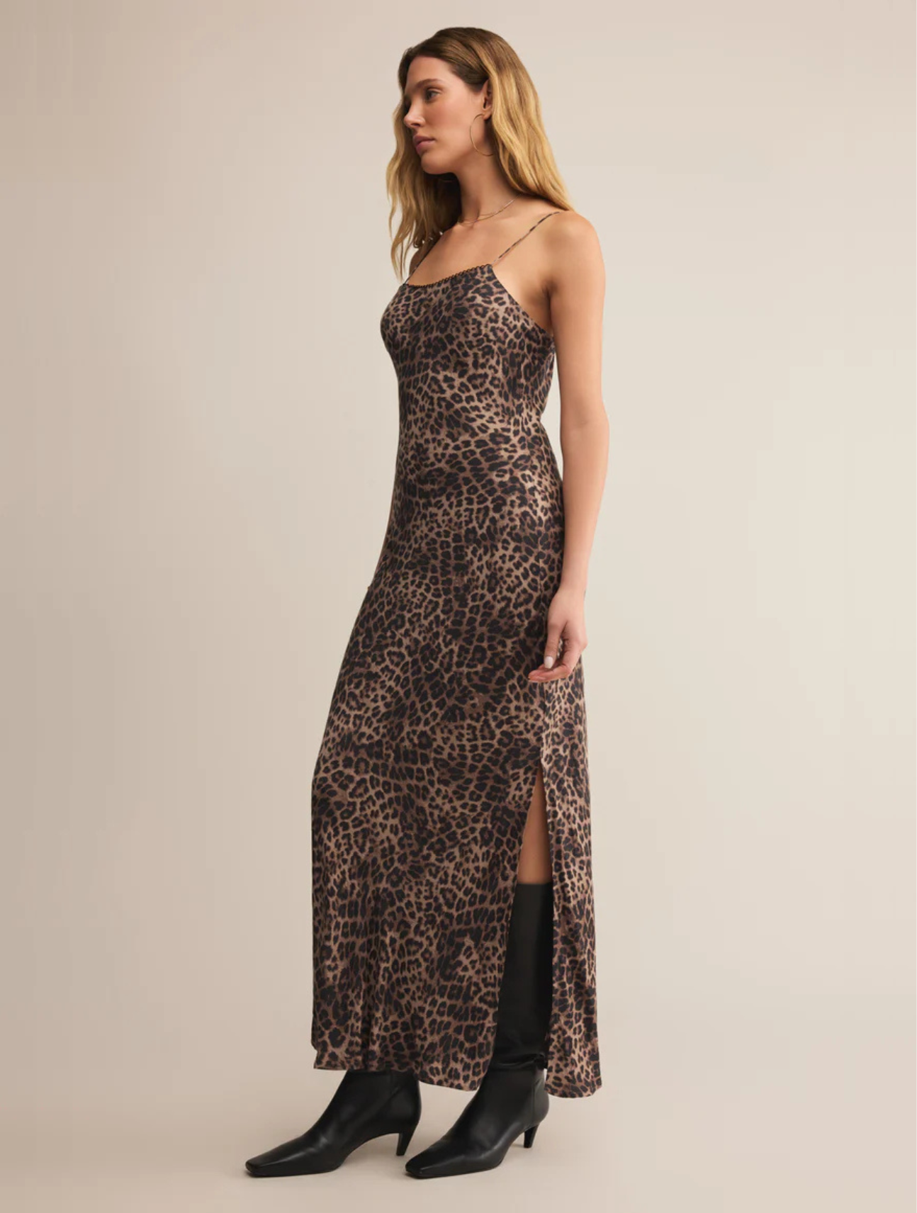 Cielo Leopard Midi Dress