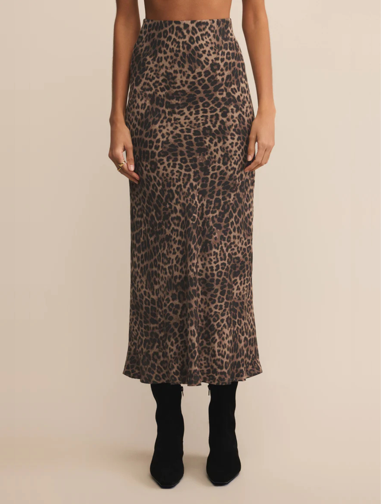 Izabel Leopard Skirt