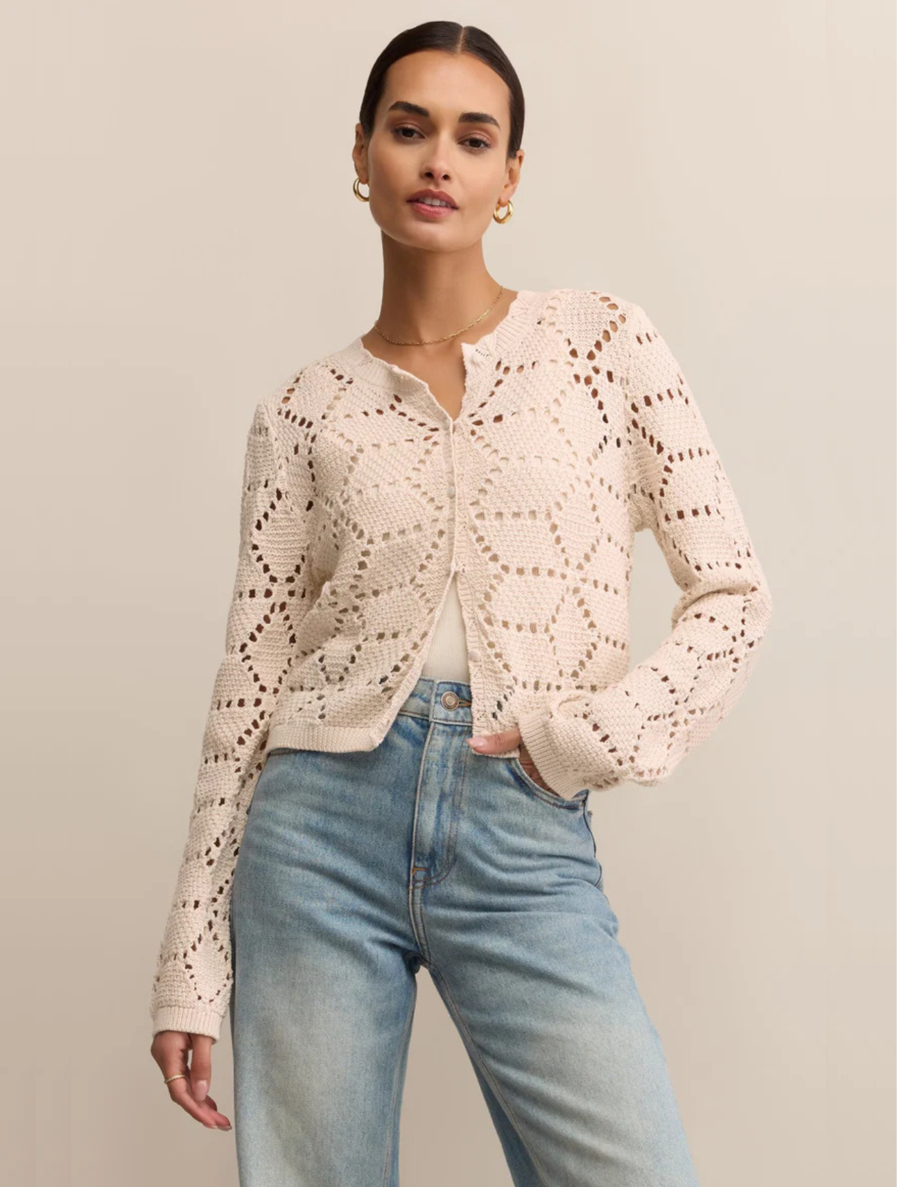 Rosalyn Diamond Cardigan