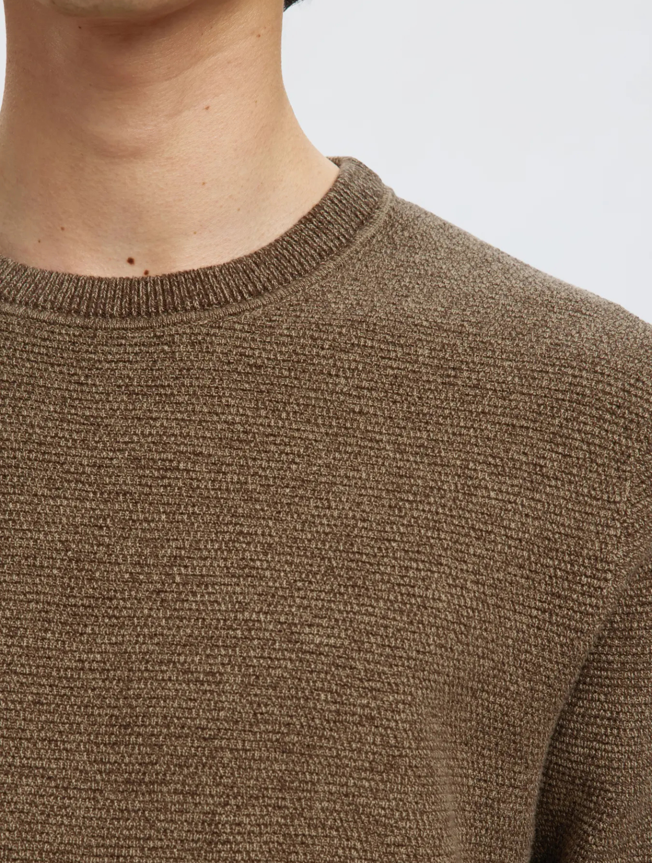 Ross Knit Structure Crew Neck
