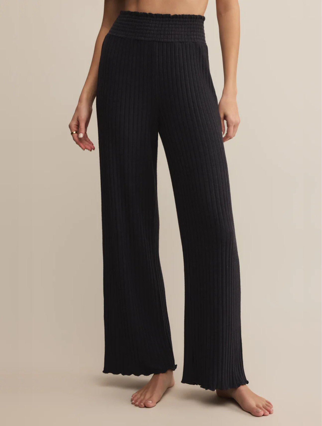 Dawn Smocked Rib Pant