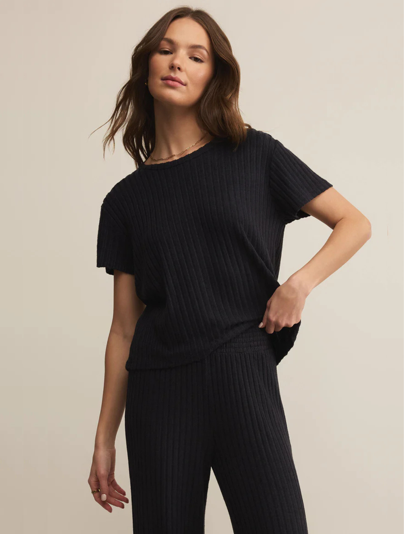 Kara Rib Tee