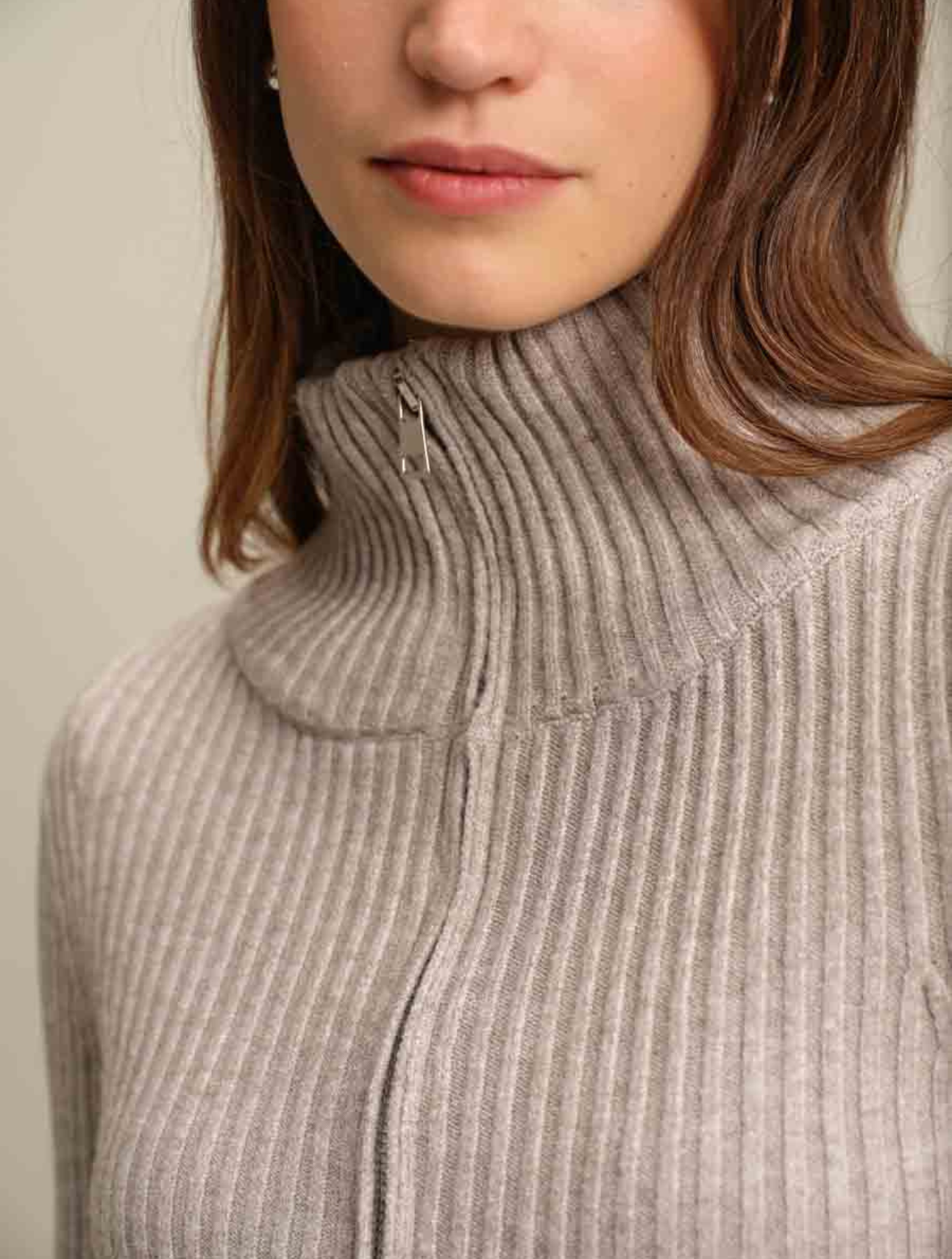 Matt Zip Up Cardigan