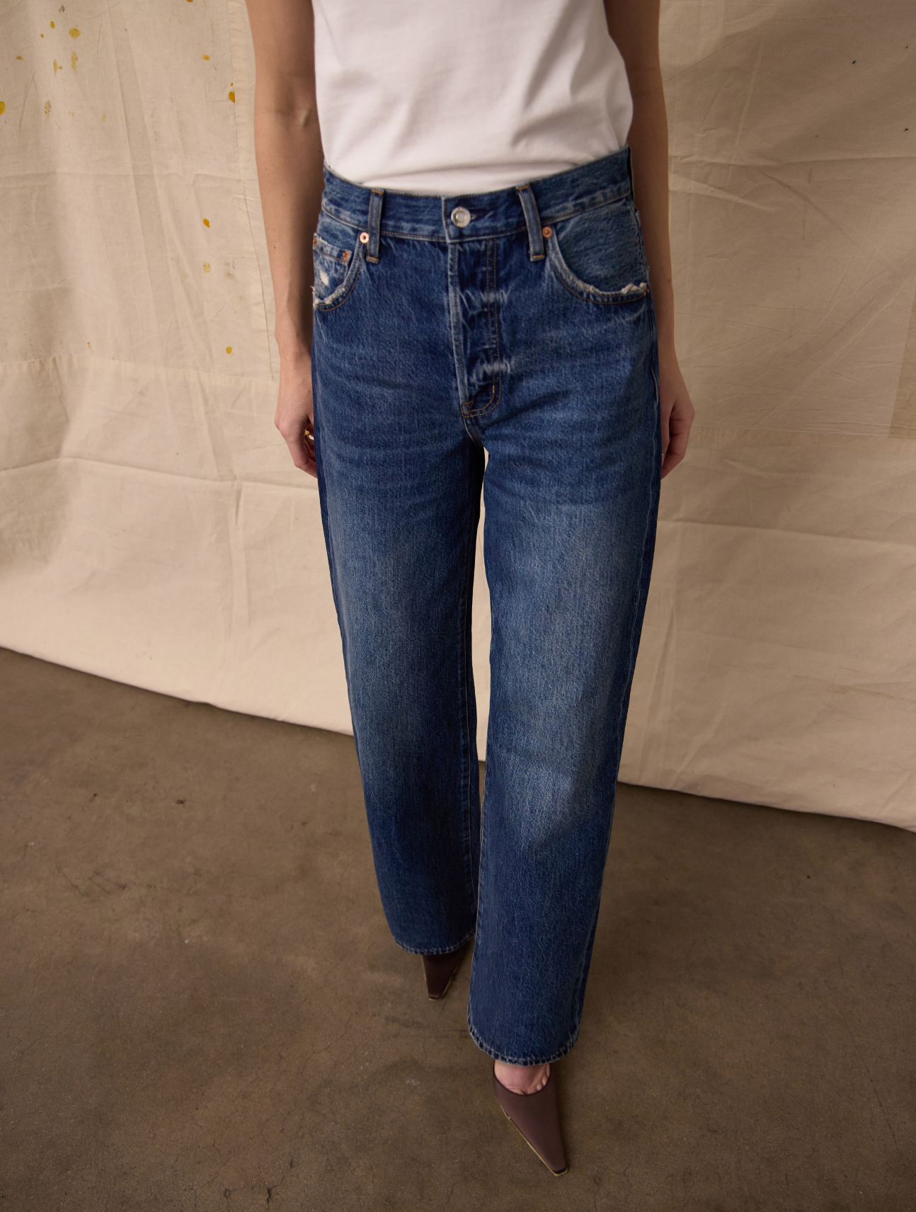 Tate Bowed Wide Leg
