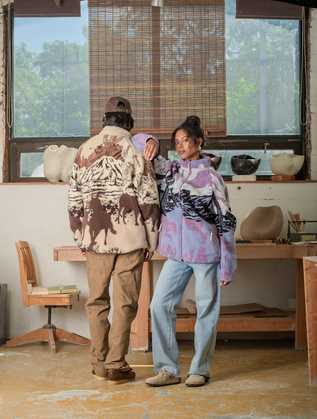 Printed Sherpa Fleece