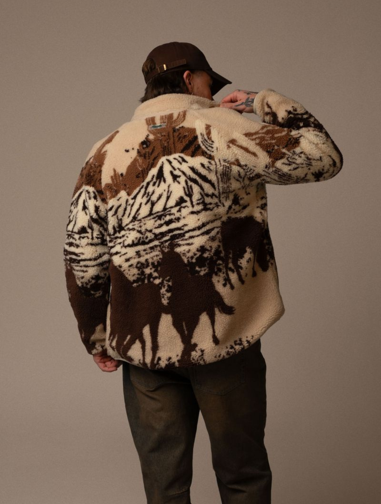 Printed Sherpa Fleece