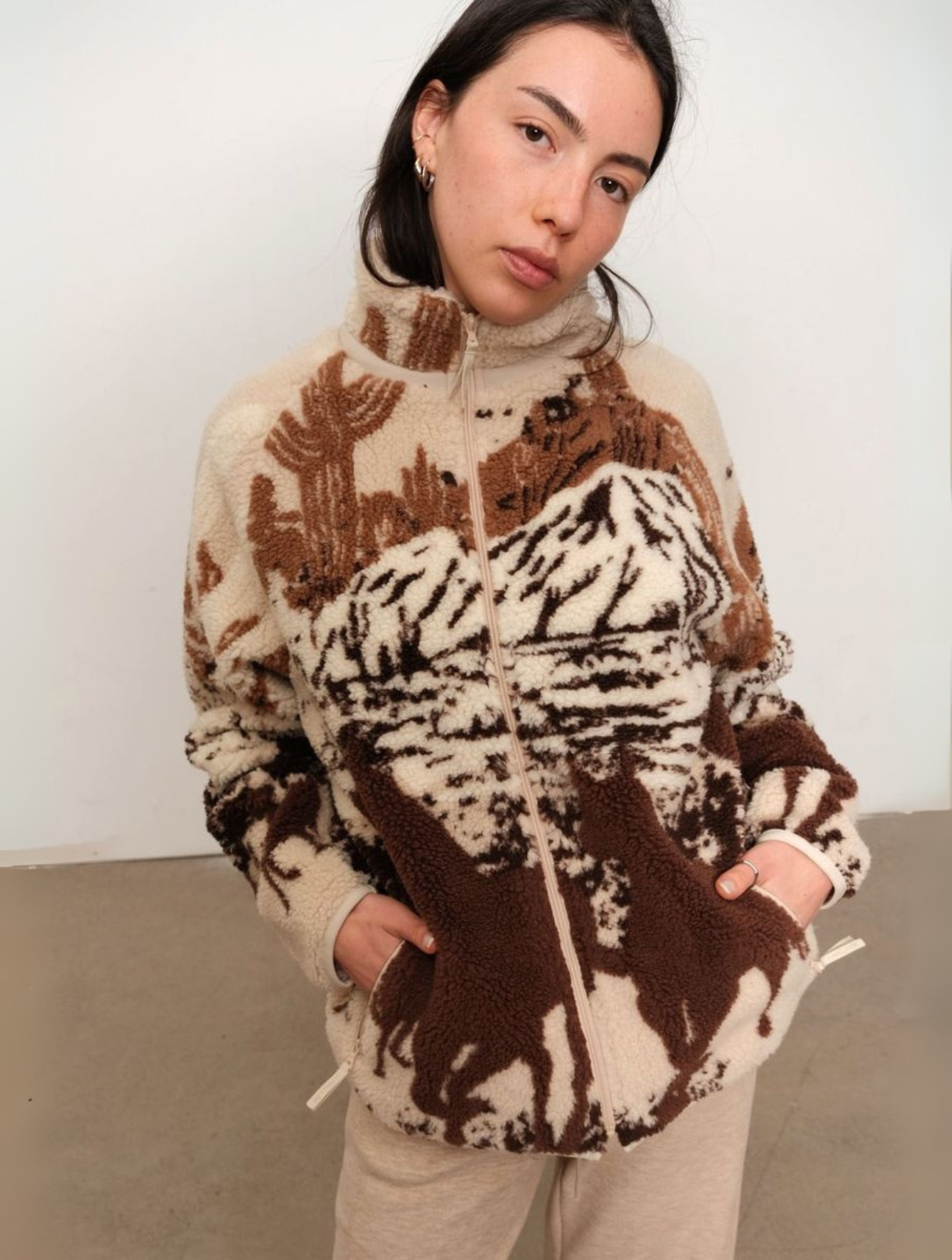Printed Sherpa Fleece