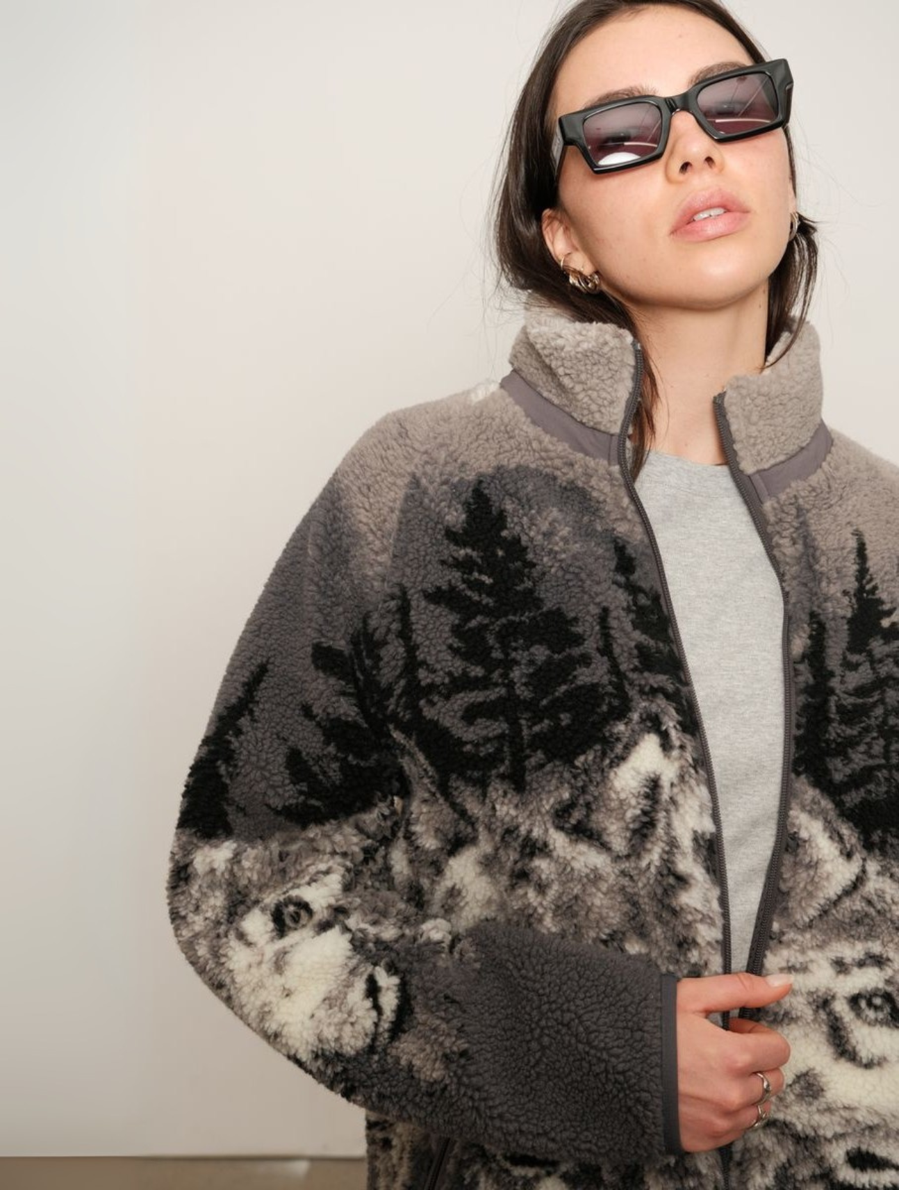 Printed Sherpa Fleece