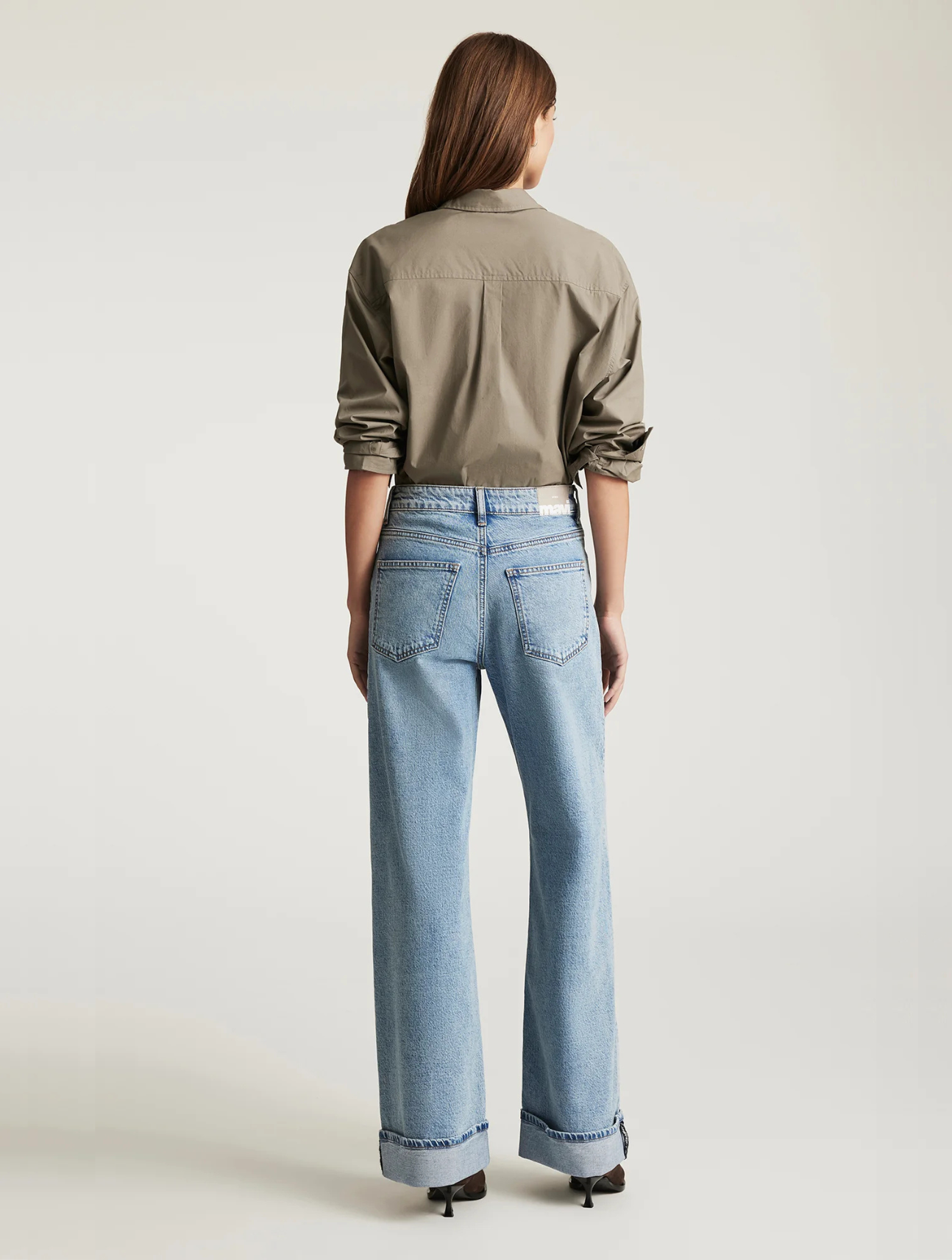 Florida Cuffed Wide Leg Jeans