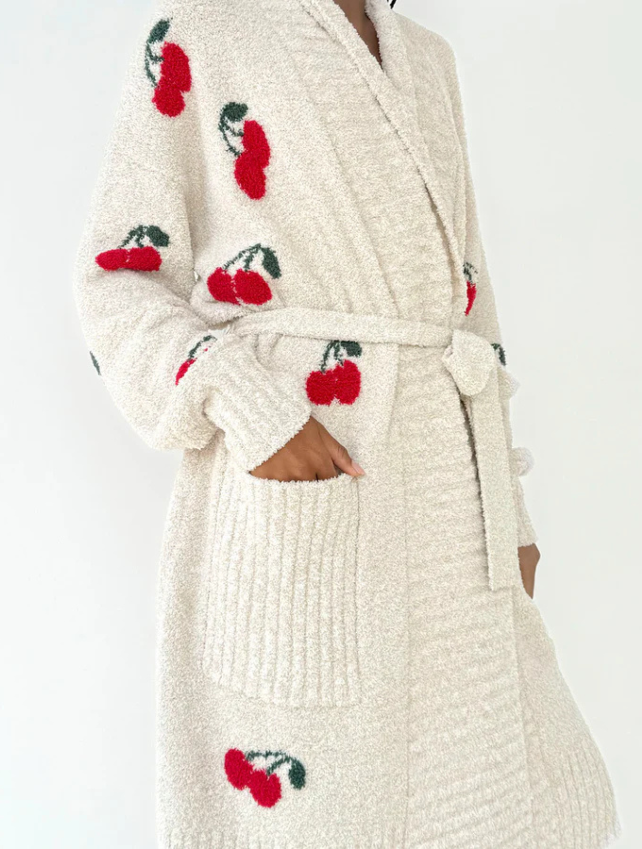 Pomona Fuzzy Yarn Cherries PJ Robe