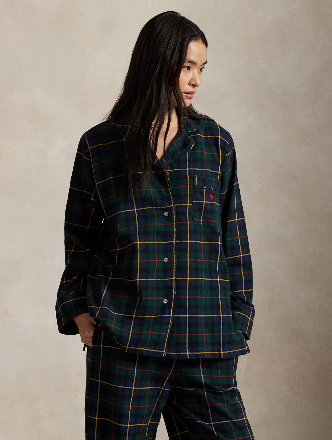 Madison Plaid Flannel Pajama Set